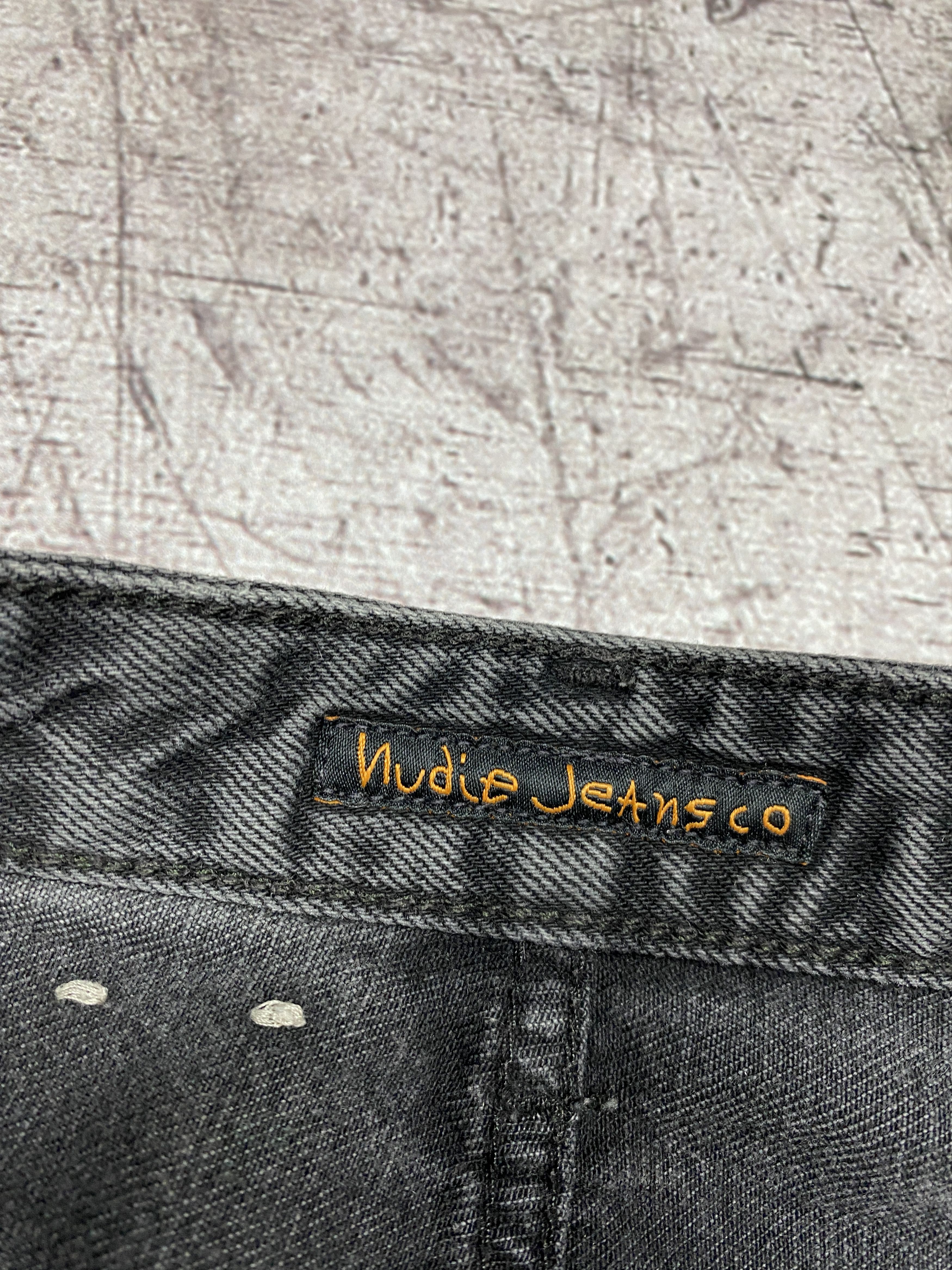 Nudie Jeans × Vintage Nudie Jeans Breezy Britt Black Worn Denim Pants Size US 32 / EU 48 - 10 Thumbnail