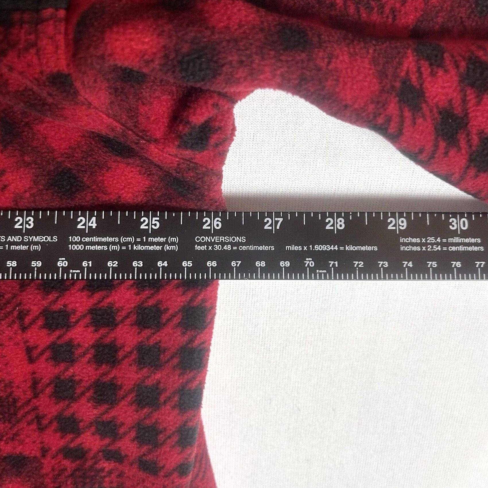 Vintage Maurices Heavy Plaid Flannel Jacket Shirt Womens XL Red Black Long Sleeve Fleece Quilted Pockets Snap Jacket Size XL / US 12-14 / IT 48-50 - 7 Thumbnail
