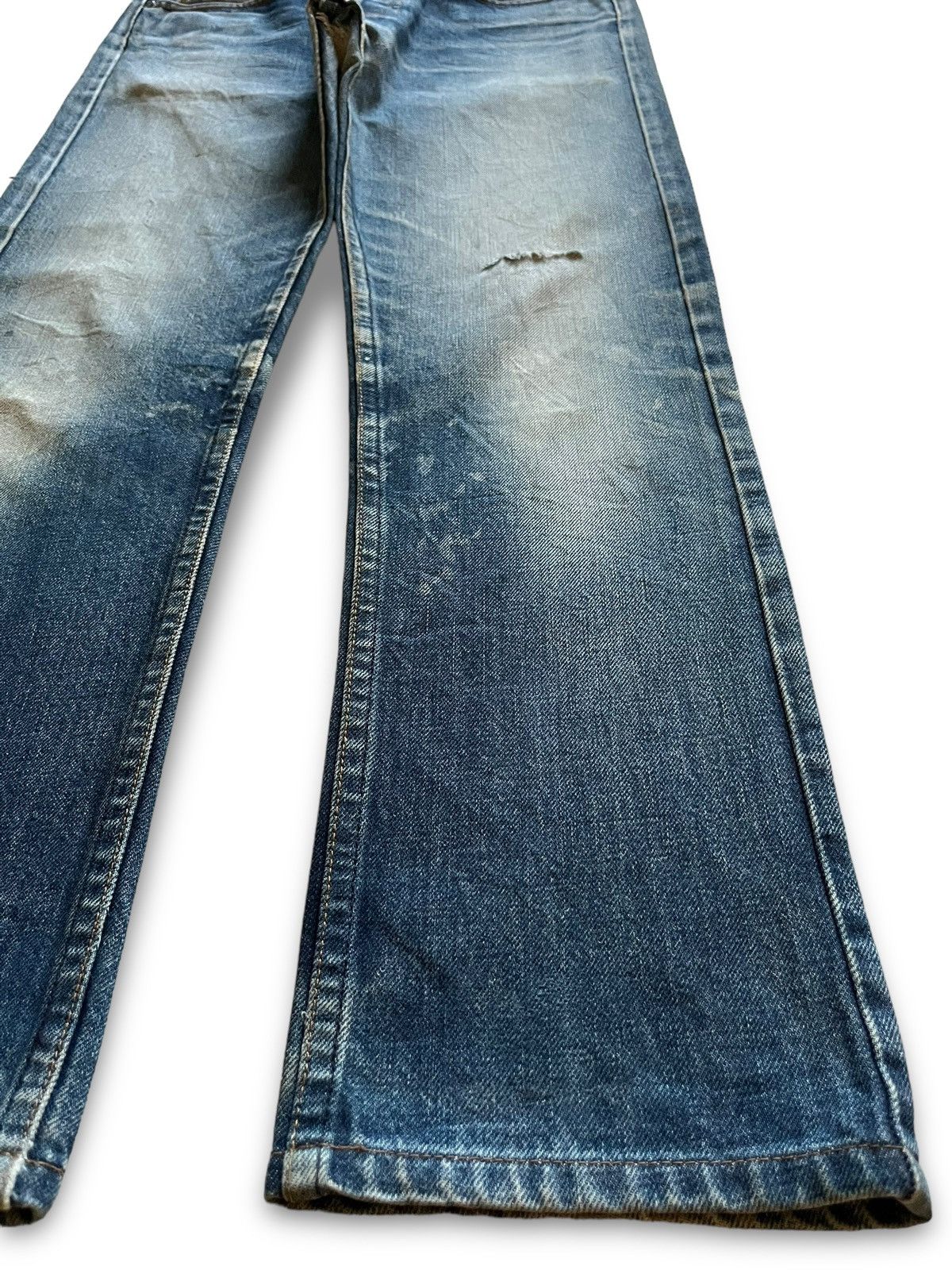 A.P.C. Vintage Apc Paris Button Fly Faded Wash Distressed Jeans Size US 30 / EU 46 - 7 Thumbnail