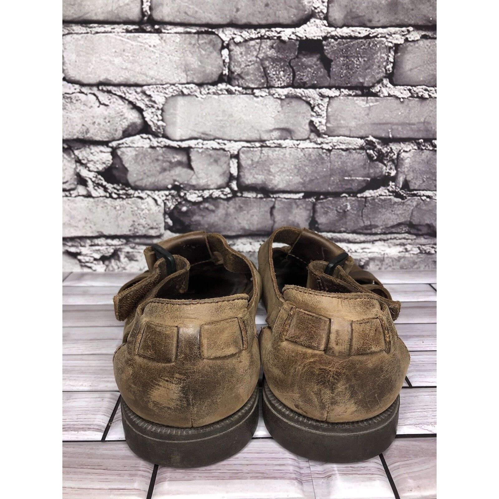 Other Claybrooke Footwear Brown Leather Fisherman Hiking Strap San Size US 9 / EU 42 - 4 Thumbnail