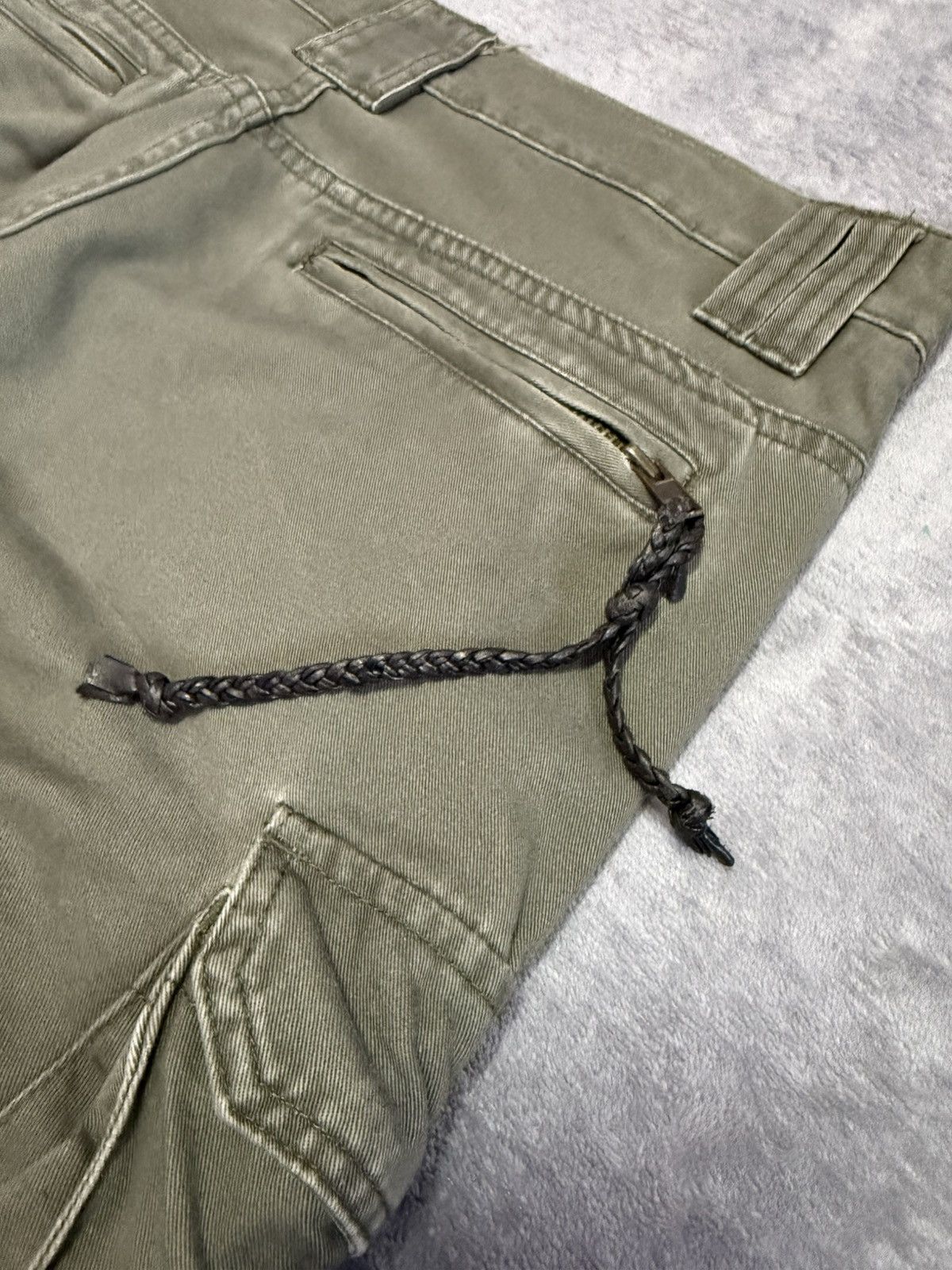 Le Grande Bleu (L.G.B.) 2000s Archive LGB Junya Kapital Style Flared Cargo Pants Size US 32 / EU 48 - 20 Thumbnail