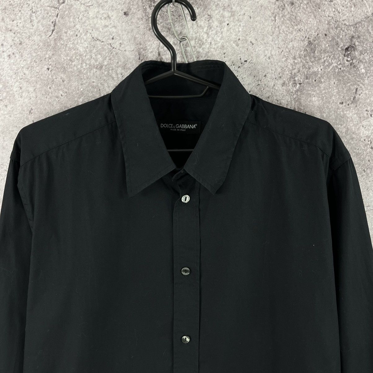 Dolce & Gabbana Dolce & Gabbana Vintage Long Sleeve Classic Buttons Shirt Size US L / EU 52-54 / 3 - 2 Thumbnail