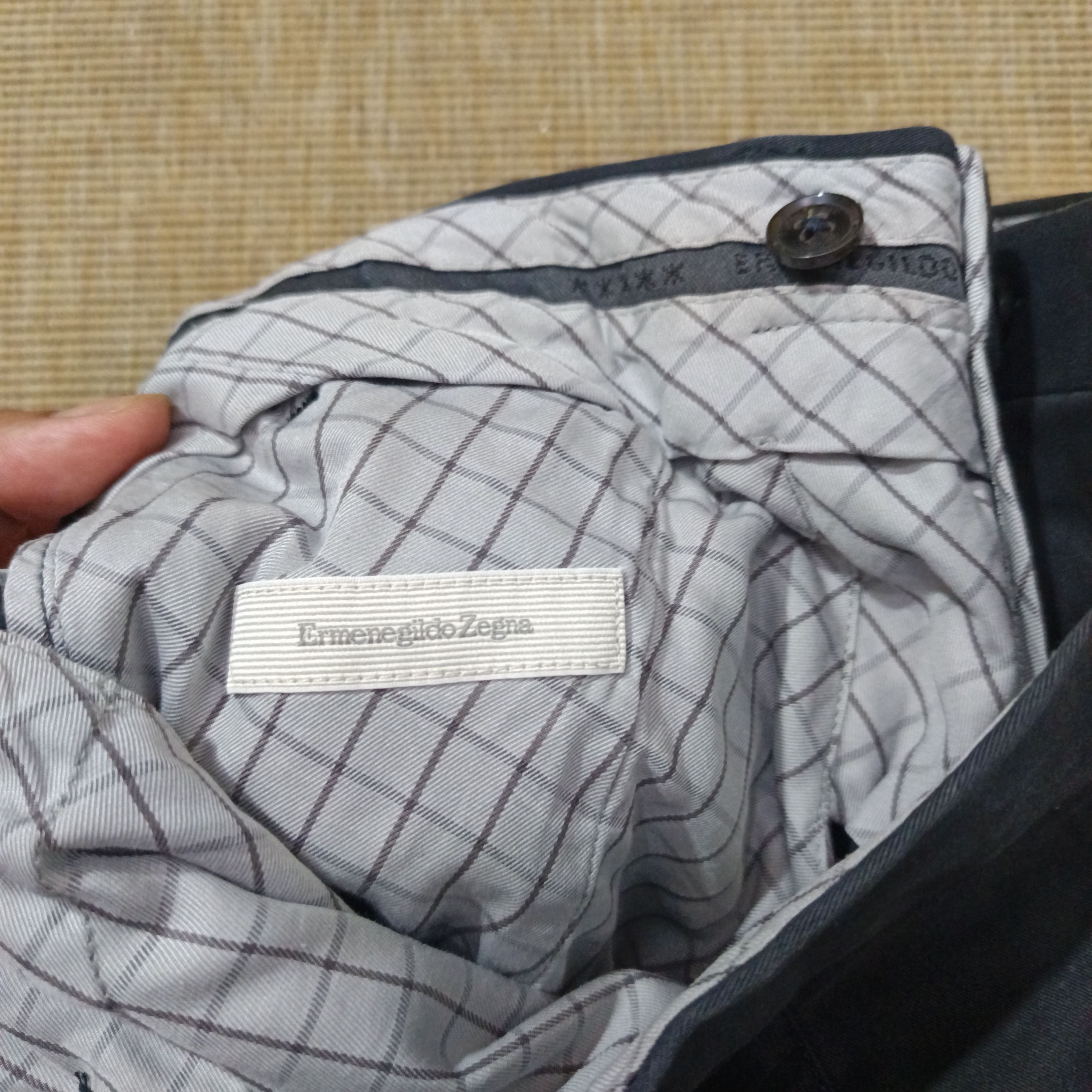 Ermenegildo Zegna Ermenegildo Zegna Black Trousers Size US 32 / EU 48 - 3 Thumbnail