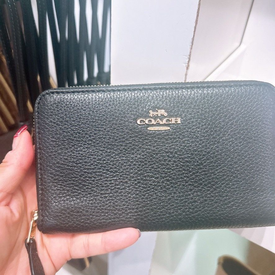 Coach Medium Id Zip Wallet C4124 Size ONE SIZE - 1 Thumbnail