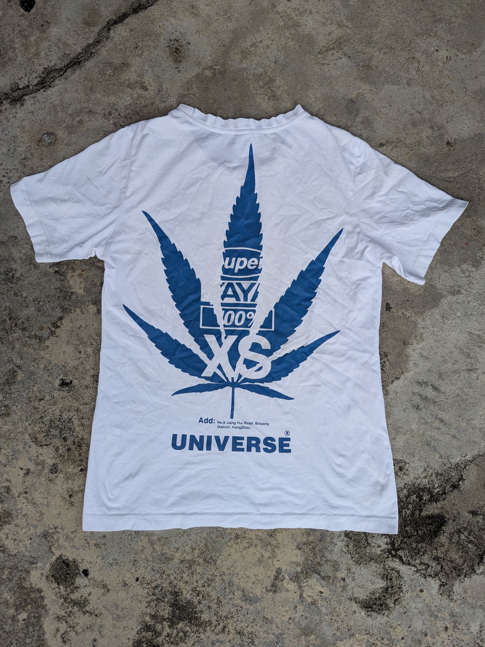 Japanese Brand Vintage Universe Funnel Marijuana T Shirt Size US S / EU 44-46 / 1 - 1 Thumbnail