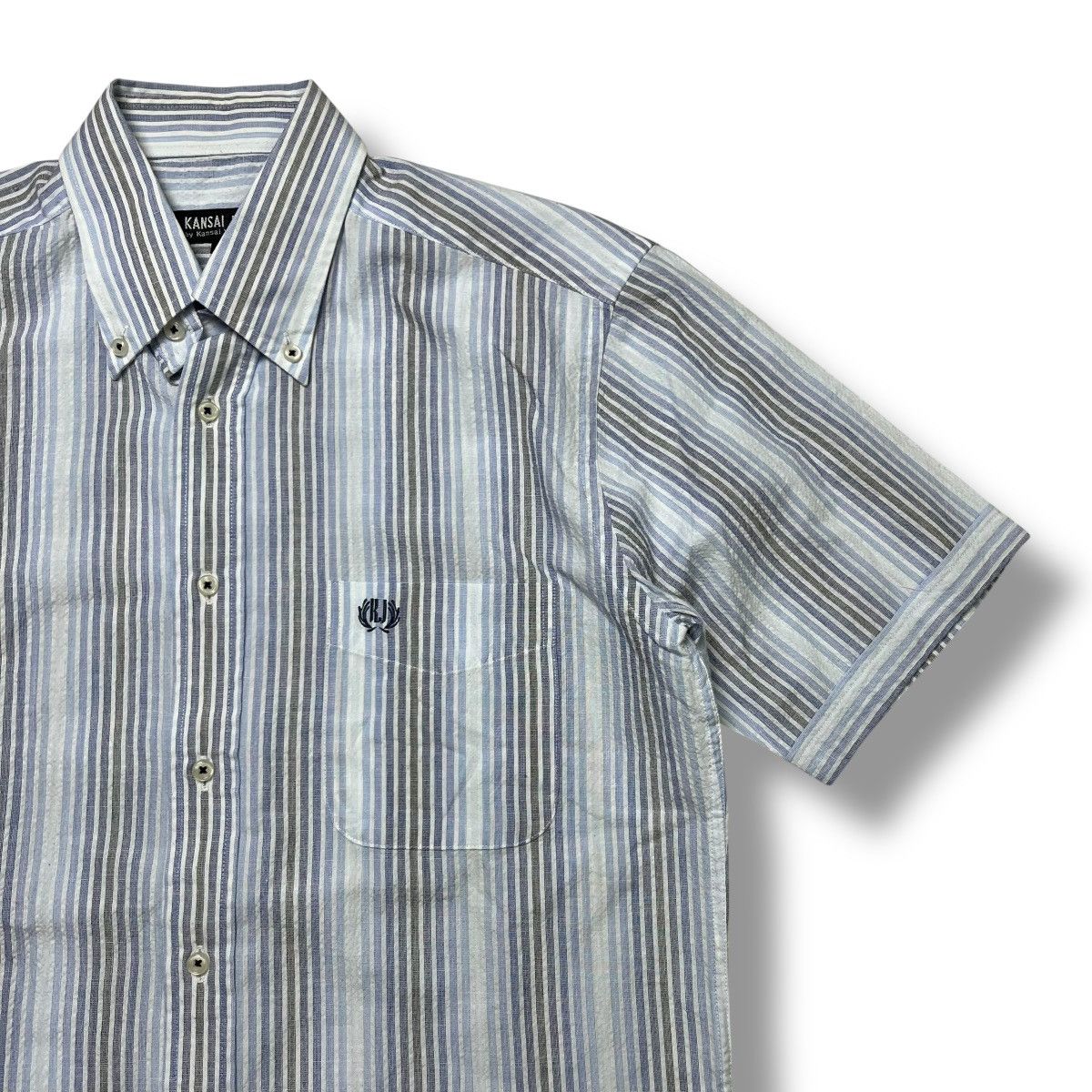 Kansai Yamamoto Kansai Yamamoto Shadow Striped button shirt Size US M / EU 48-50 / 2 - 7 Thumbnail