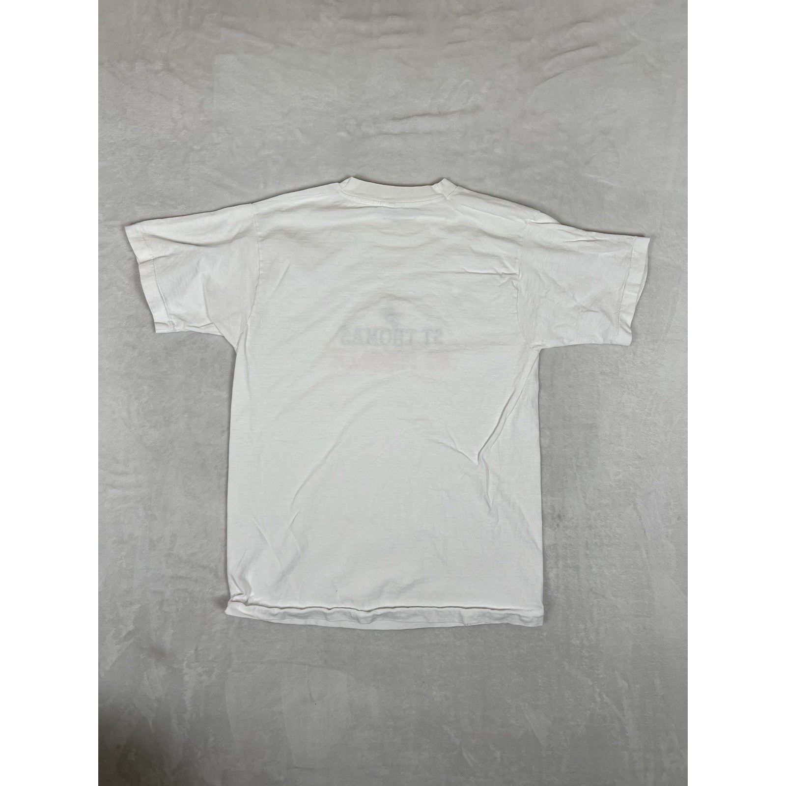 Fruit Of The Loom Vintage St Thomas T-Shirt “No Problem” Sail Boat Embroidery Size US M / EU 48-50 / 2 - 7 Thumbnail