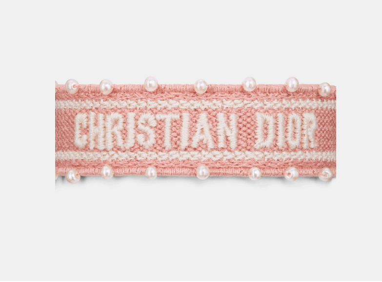 Dior o1w1db10126 B2260W Size :OS / Bracelet in Pastel Pink/White Size ONE SIZE - 3 Thumbnail