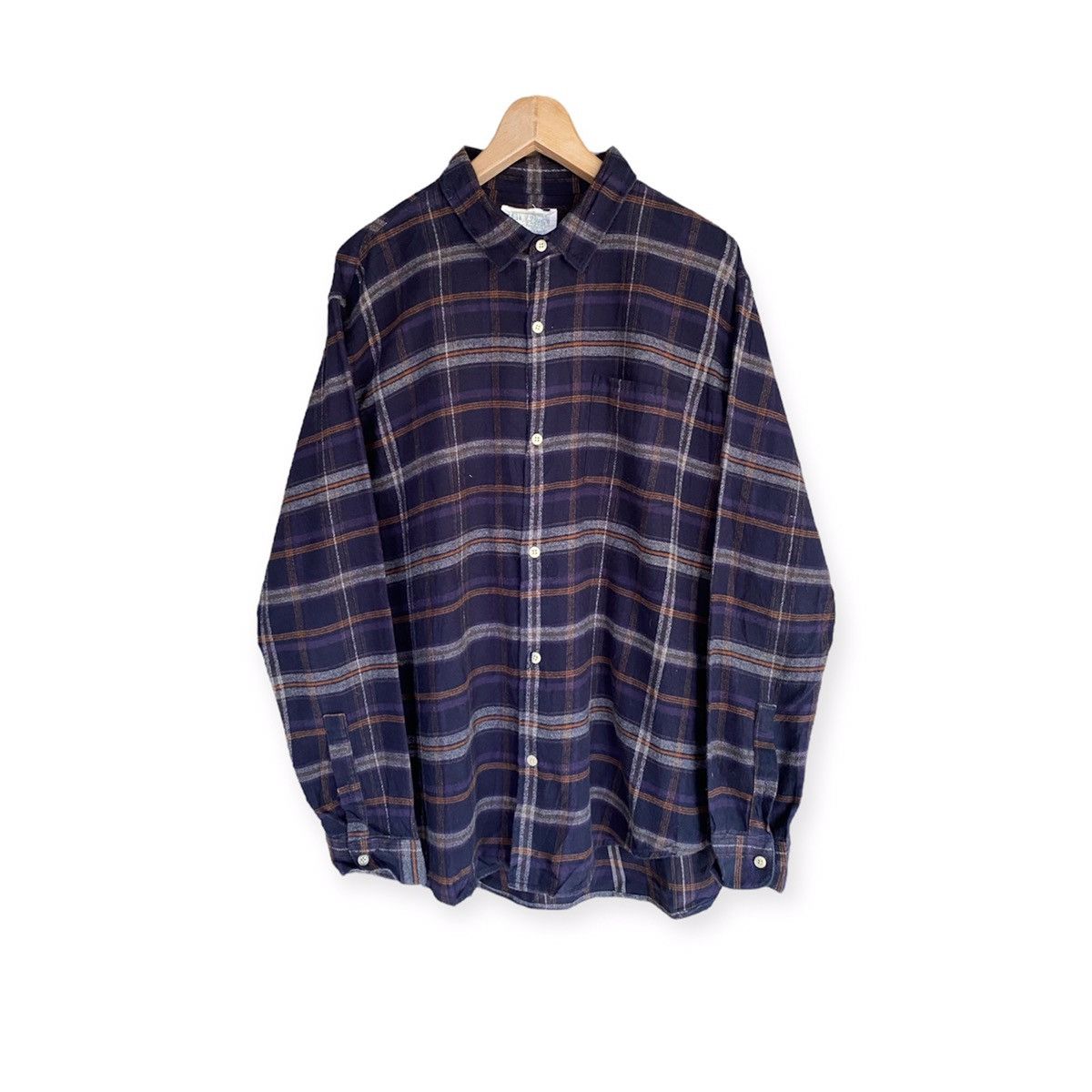 URBAN RESEARCH DOORS Urban Research Doors Plaid Tartan Flannel Shirt Button Up Size US XL / EU 56 / 4 - 1 Thumbnail