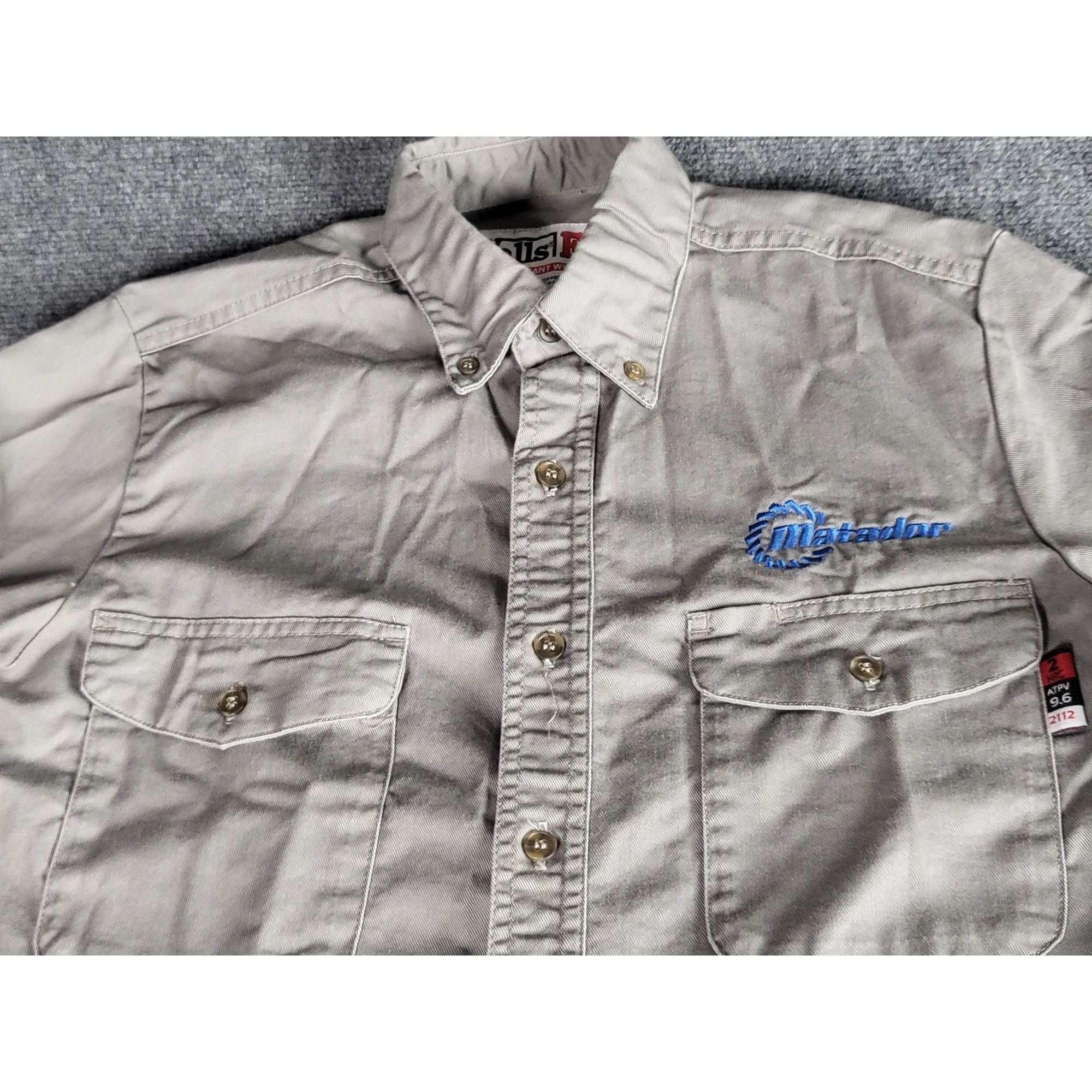 Walls Walls FR Flame Resistant Button Up Shirt Men Sz S Oil Field Size US S / EU 44-46 / 1 - 2 Thumbnail