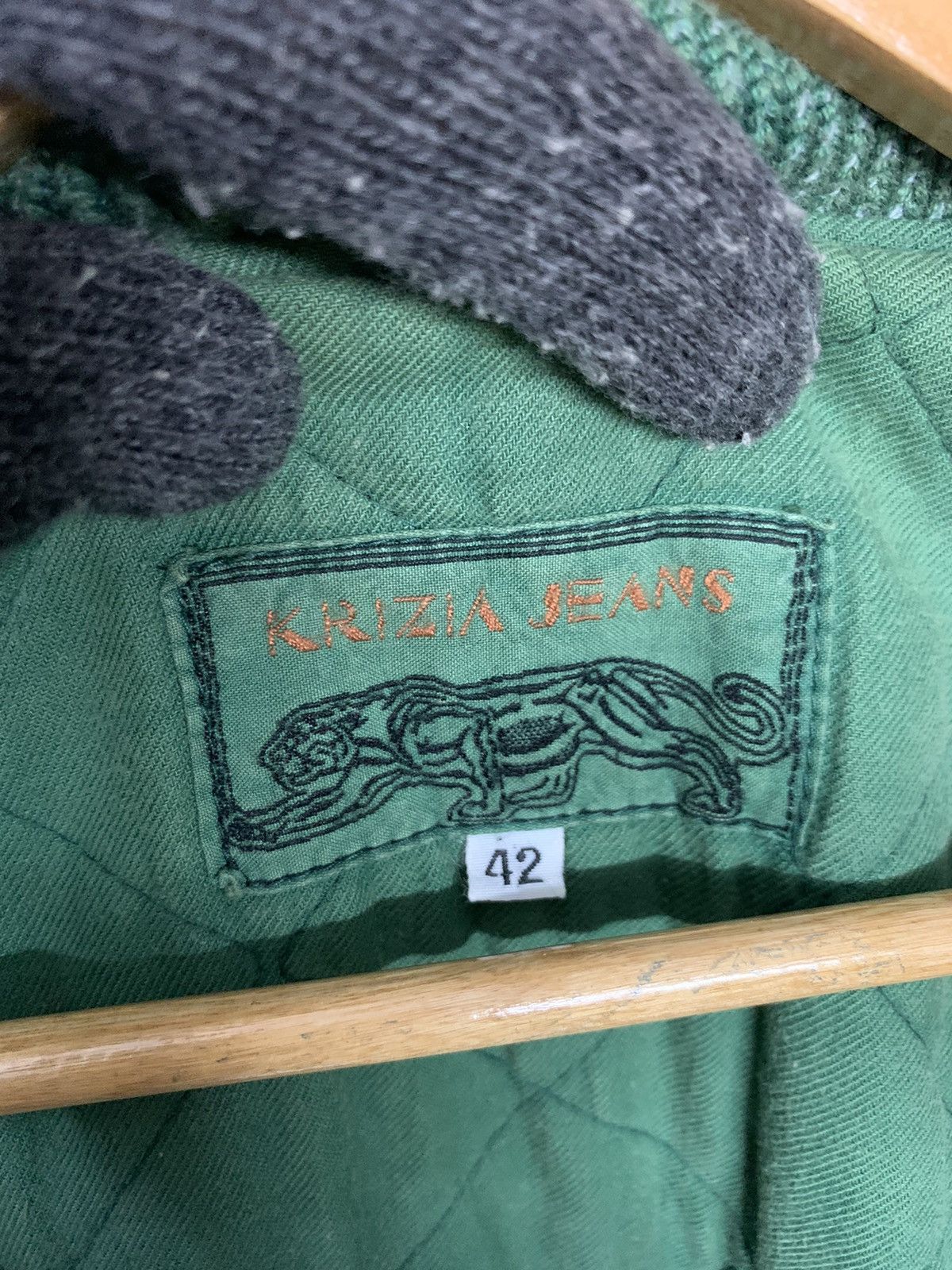 Designer × Krizia Uomo × Vintage Vintage Krizia Jeans Bombers Zipper Down Jacket Size US L / EU 52-54 / 3 - 9 Thumbnail