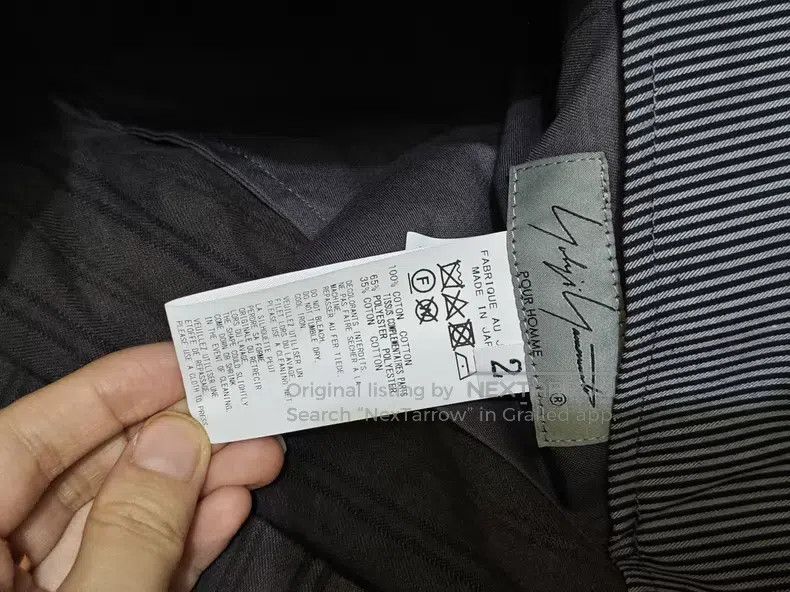Yohji Yamamoto Yohji Yamamoto size 2 20ss main line look7 dark linen pants Size US 28 / EU 44 - 3 Thumbnail
