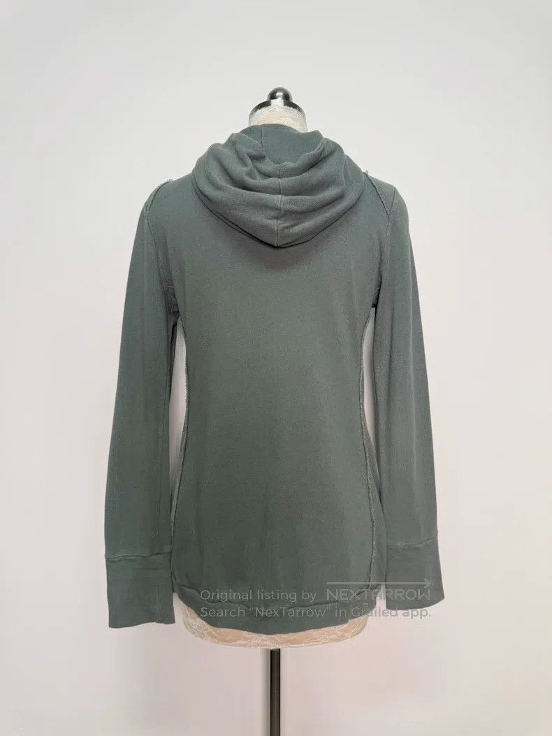 Yohji Yamamoto YOHJI YAMAMOTO Greenish Grey Zip-Up Hooded Sweatshirt Jack Size US L / EU 52-54 / 3 - 6 Thumbnail