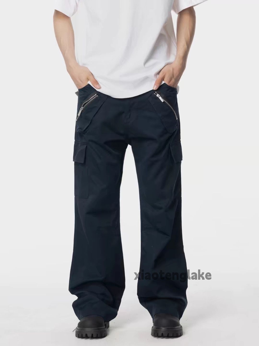 Designer × Vintage zipper loose baggy outdoor utility military cargo pants Size US 30 / EU 46 - 4 Thumbnail