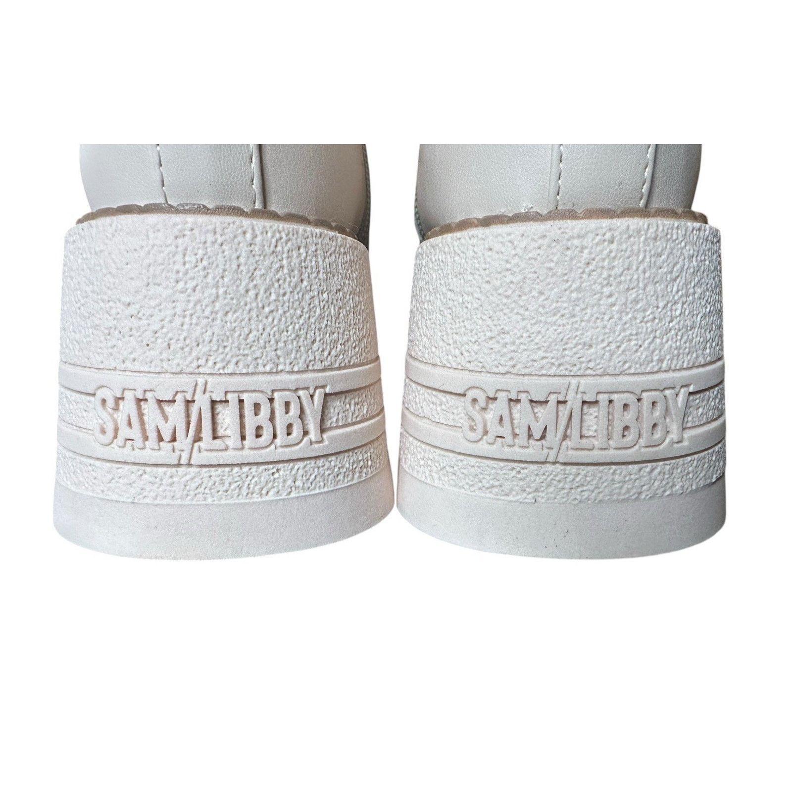 Other Sam & Libby Lennon Vanilla Ivory Lug Sole Chelsea Boots Sz 7 Size US 7 / IT 37 - 8 Thumbnail