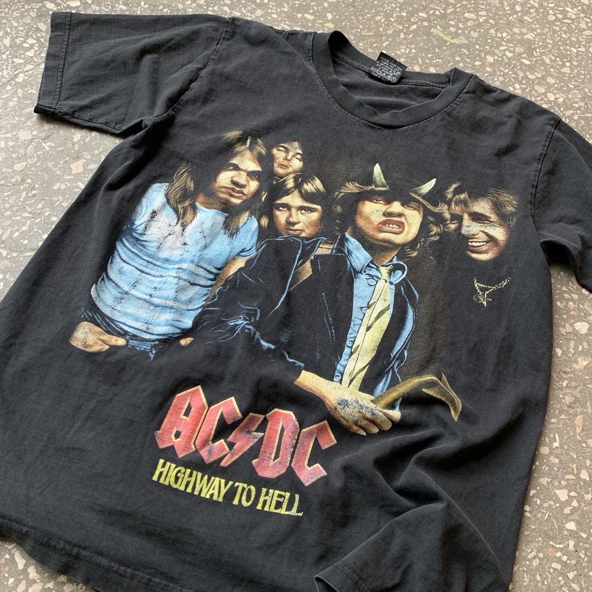 Band Tees Vintage AC/DC Highway To Hell Rock Band Graphic T Shirt Tee Size US S / EU 44-46 / 1 - 6 Thumbnail