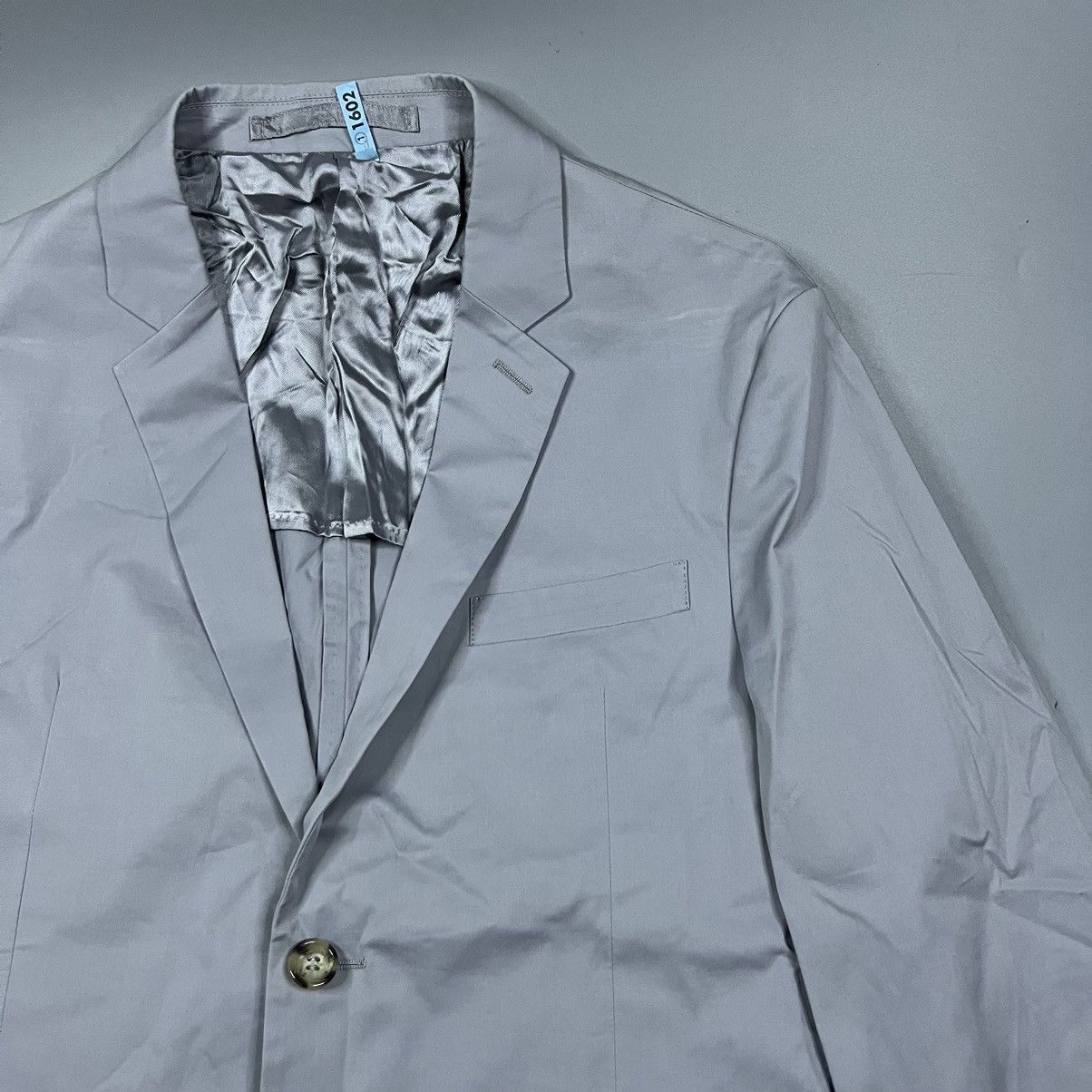 Prada Prada 2011 Nylon Blazer Silver Grey Size XL / US 12-14 / IT 48-50 - 4 Thumbnail