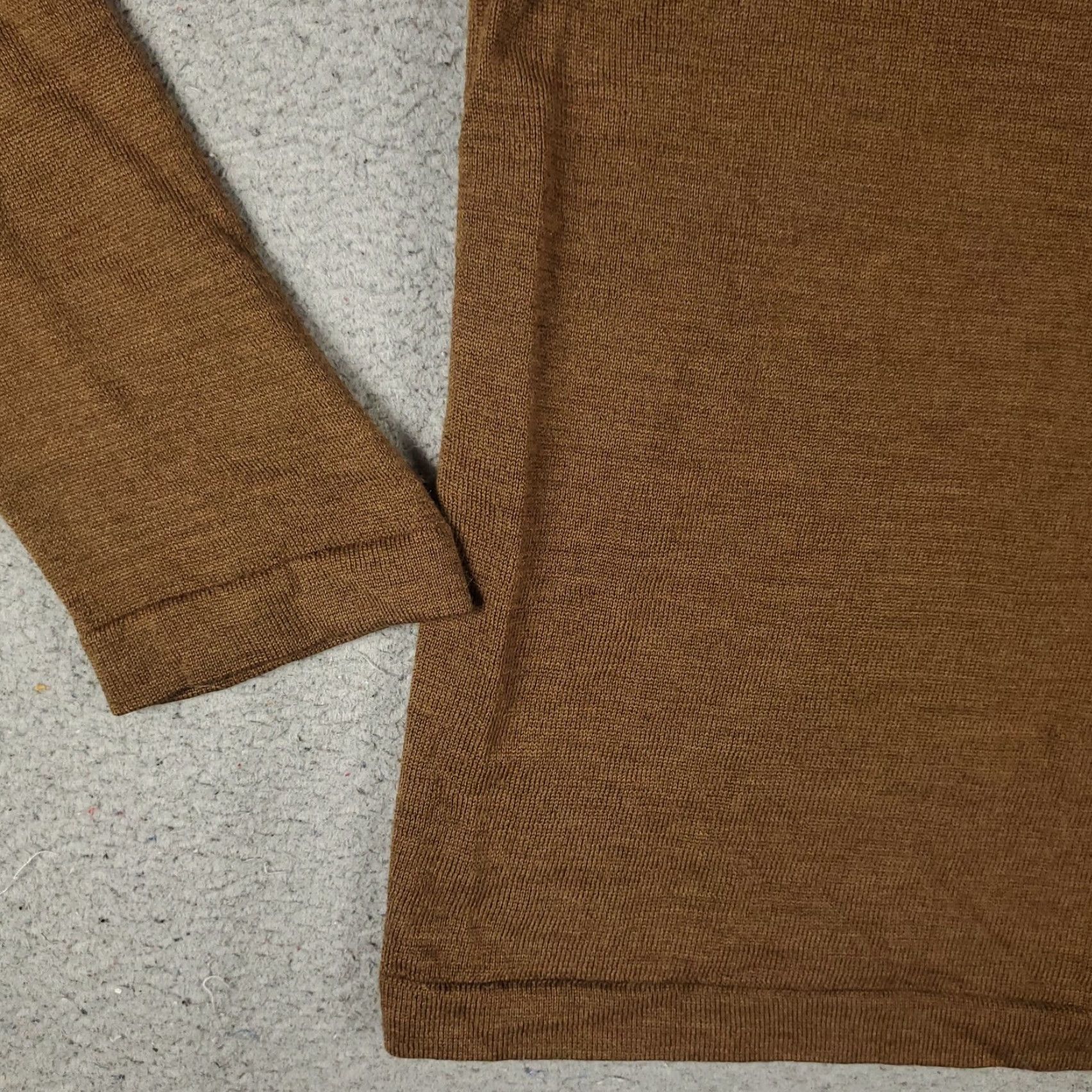 Brooks Brothers Brooks Brothers Sweater Mens XL Brown Wool Pullover Lightweight Crew Neck Size US XL / EU 56 / 4 - 3 Thumbnail