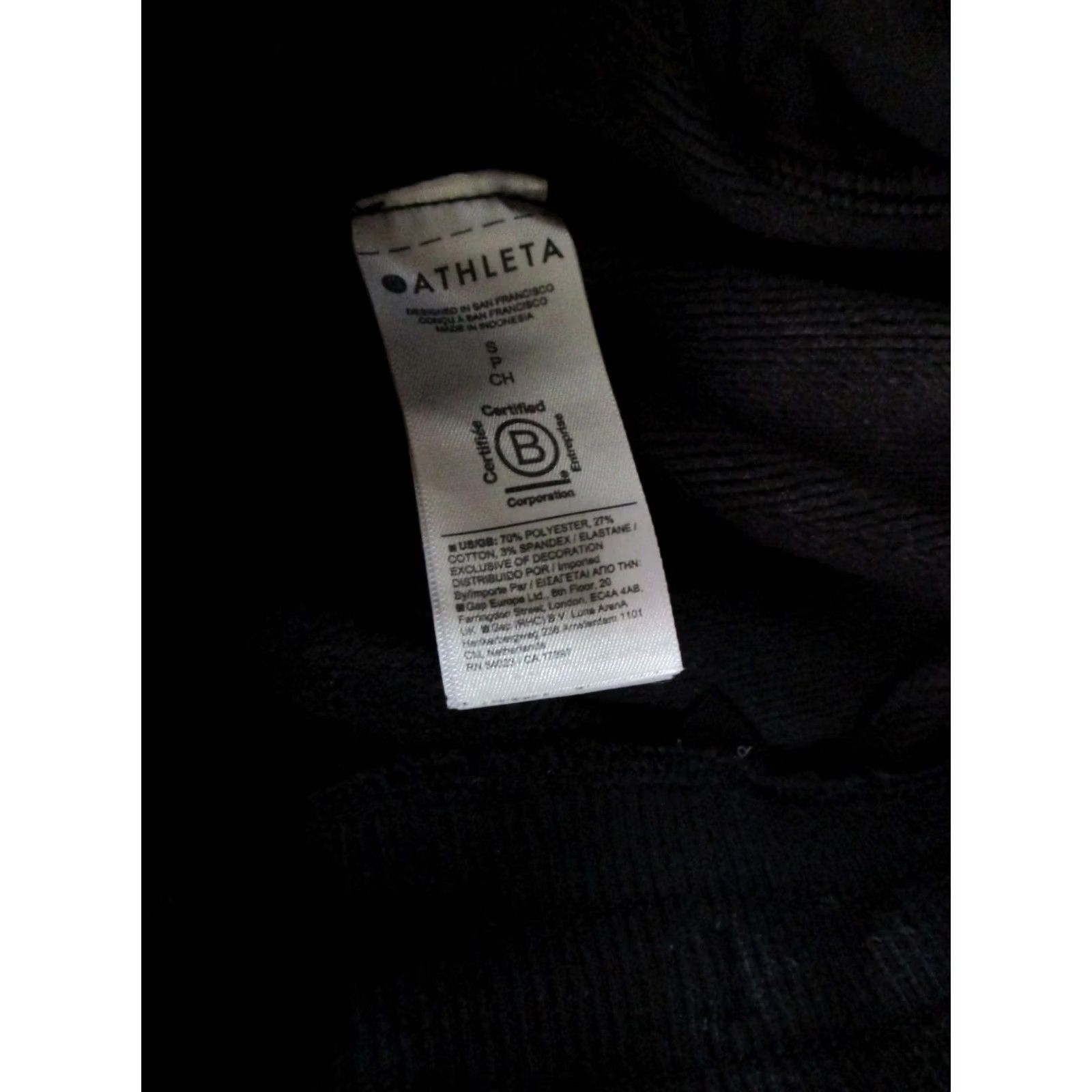 Athleta Athleta Sweatpants Men’s Small Black Tapered Leg Athletic Jogger Pants Pockets Elastic Waist Run Sports Club Activewear Regular Inseam 26 in Size US 29 - 4 Thumbnail