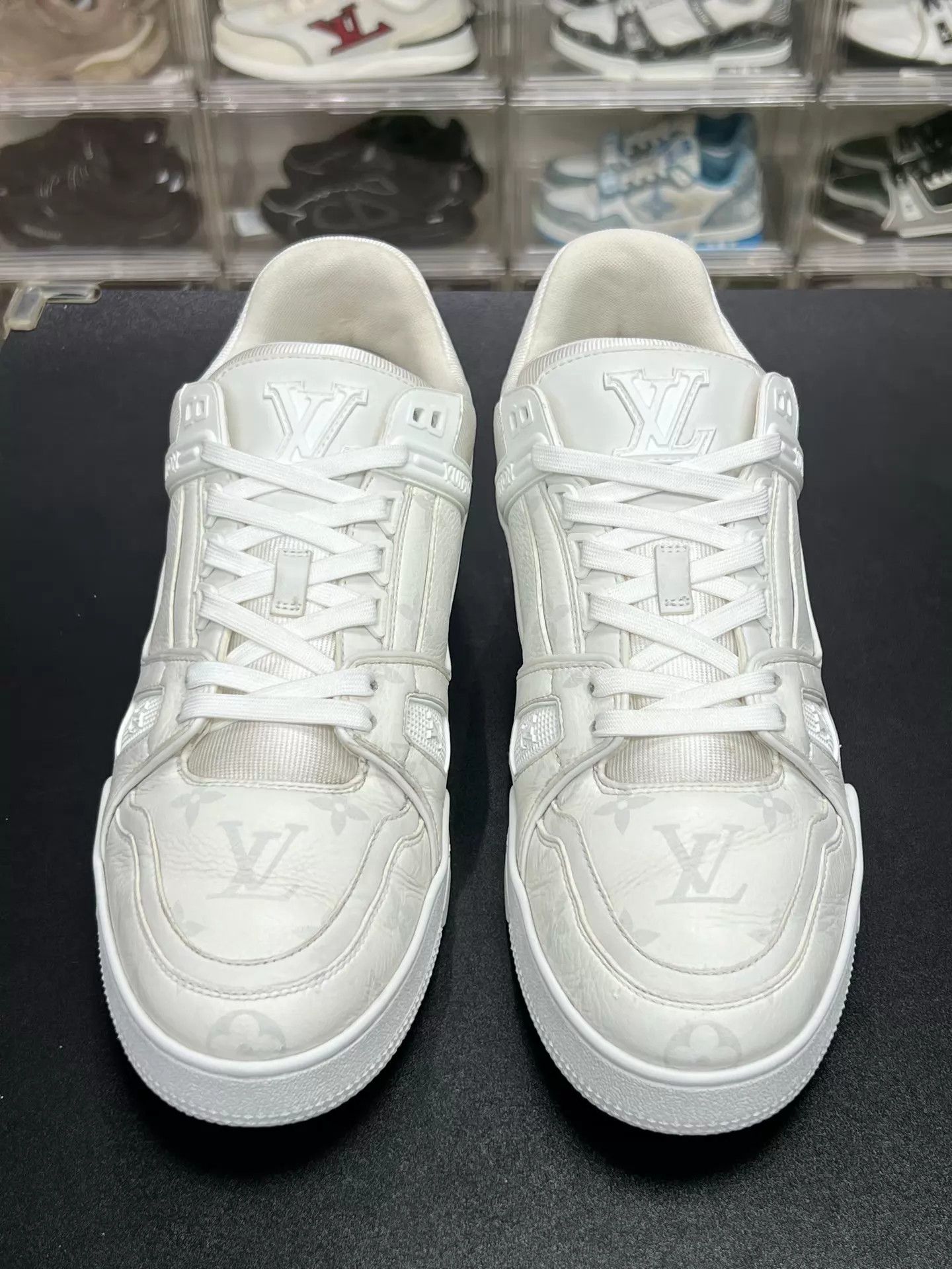 Louis Vuitton LV TRAINER White Floral Monogram UK9/43 Size US 10 / EU 43 - 2 Thumbnail