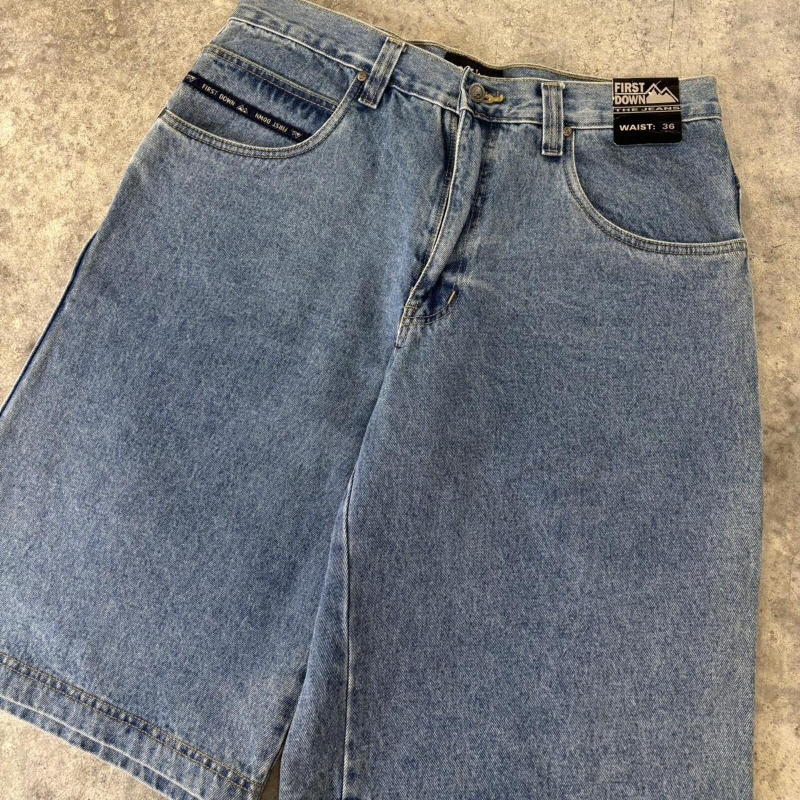 Southpole Y2K Wide Leg Baggy Alternative 2000s Jorts Size US 36 / EU 52 - 8 Thumbnail