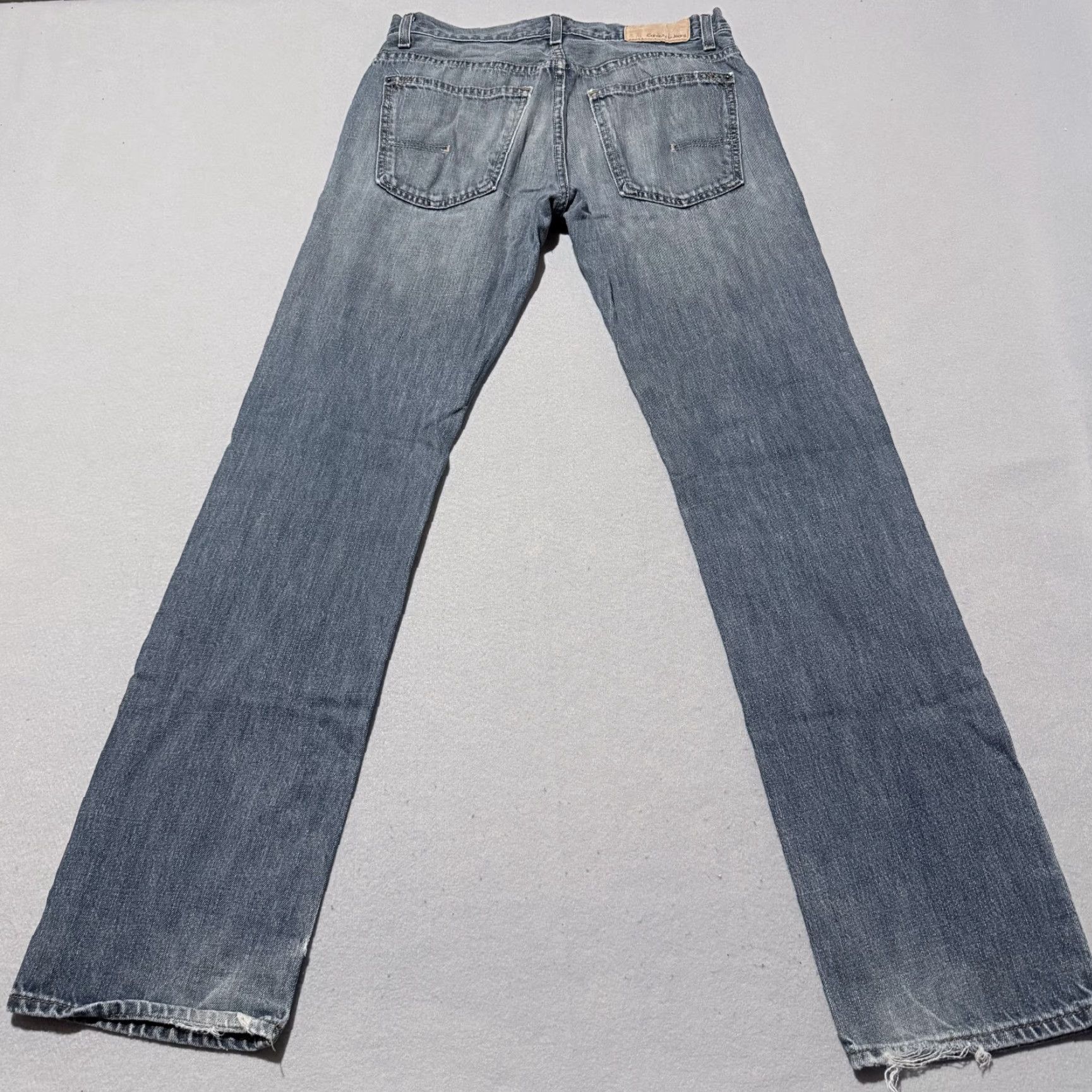 Calvin Klein Calvin Klein Jeans Men Blue Denim Low Rise Classic Straight Zip Fly 30 Jeans Size US 30 / EU 46 - 2 Thumbnail