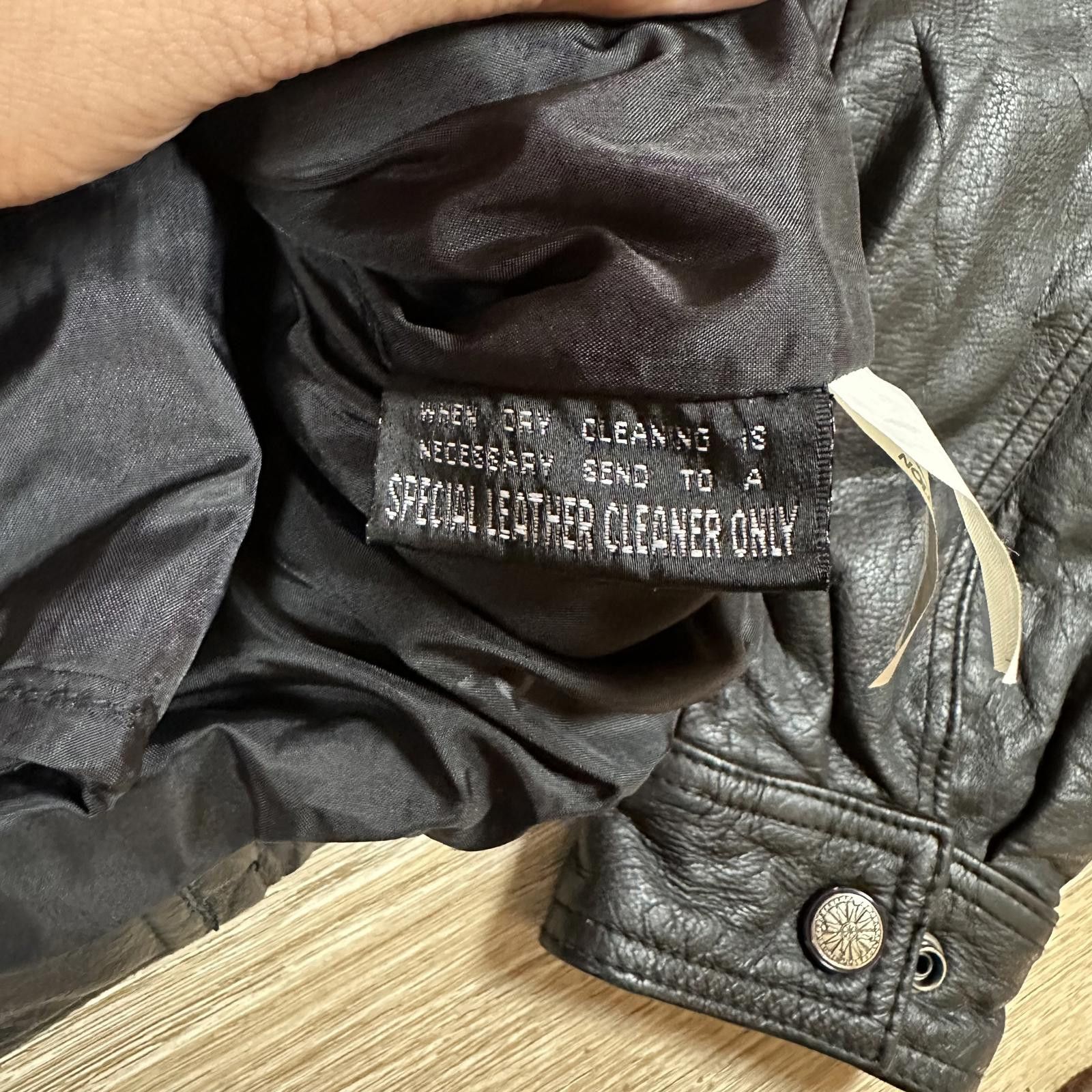 Wilson Wilsons Mens Leather Jacket Medium Black Vintage Thinsulate Size US M / EU 48-50 / 2 - 6 Thumbnail