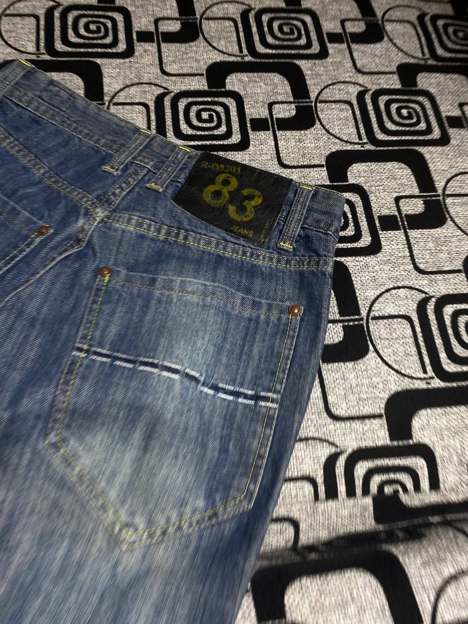 Other Crazy Crash Dirty Baggy Faded Jean Japan Avant Garde Style Size US 28 / EU 44 - 17 Thumbnail