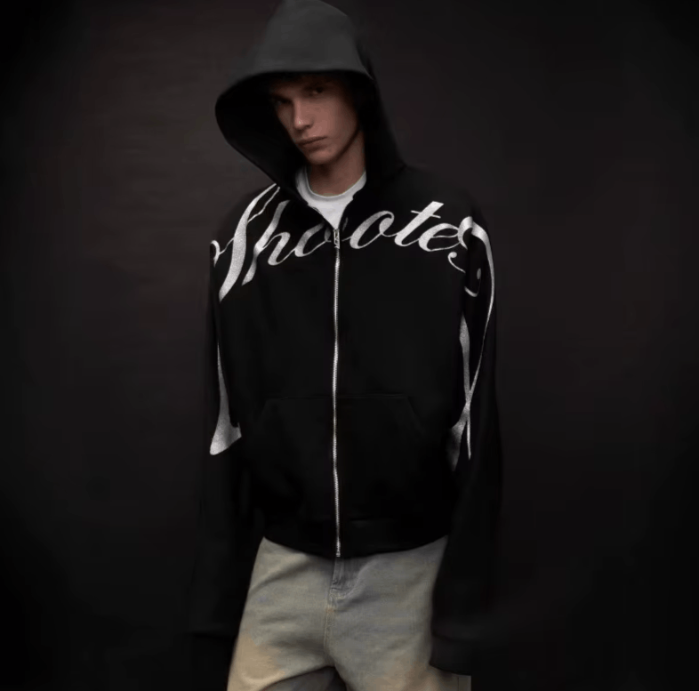 Japanese Brand design print zipper oversized hoodies Size US S / EU 44-46 / 1 - 8 Thumbnail