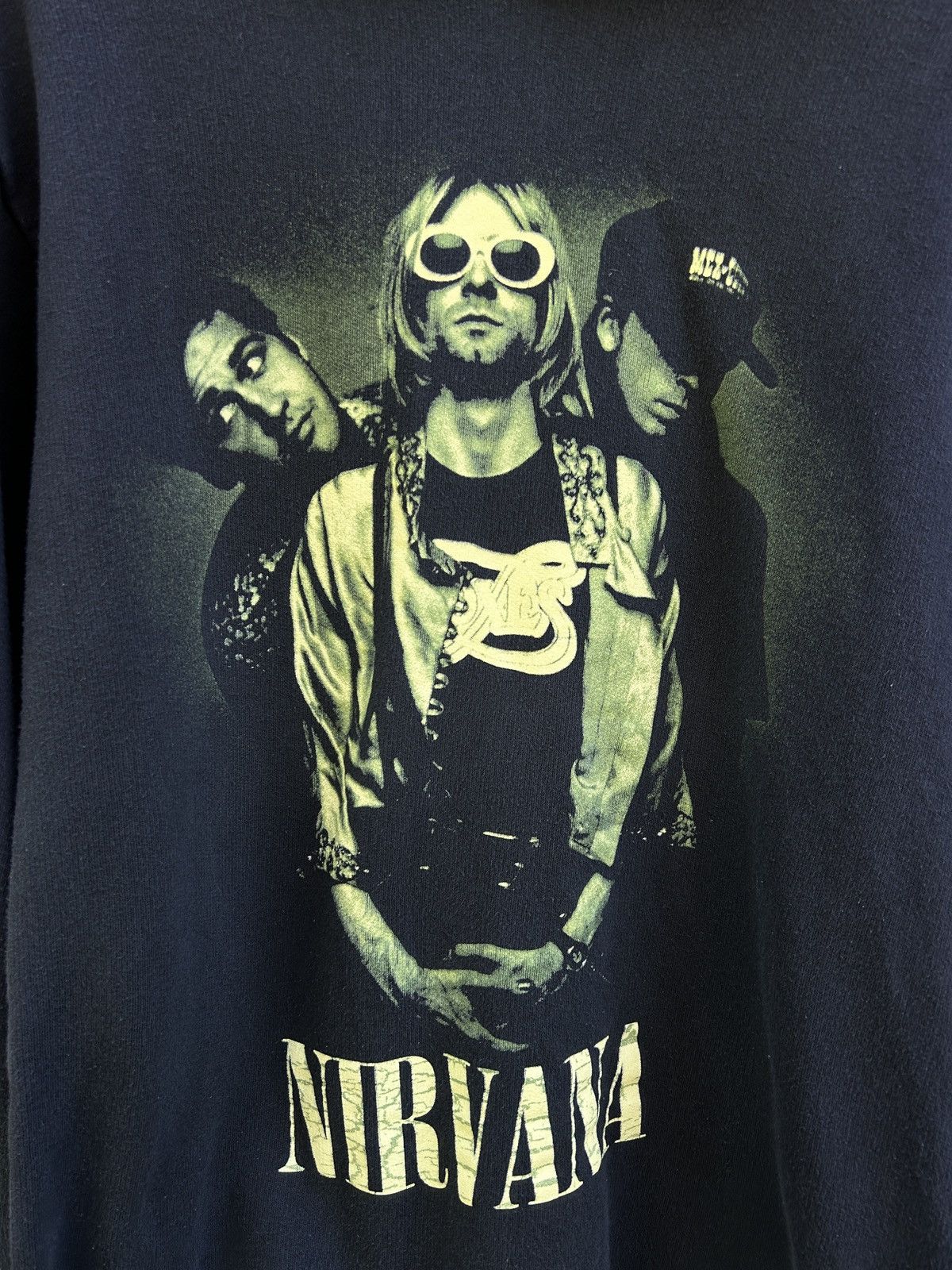 Band Tees 90s Vintage Nirvana Kurt Cobain Bootleg Hoodie Black Size S / US 4 / IT 40 - 2 Thumbnail