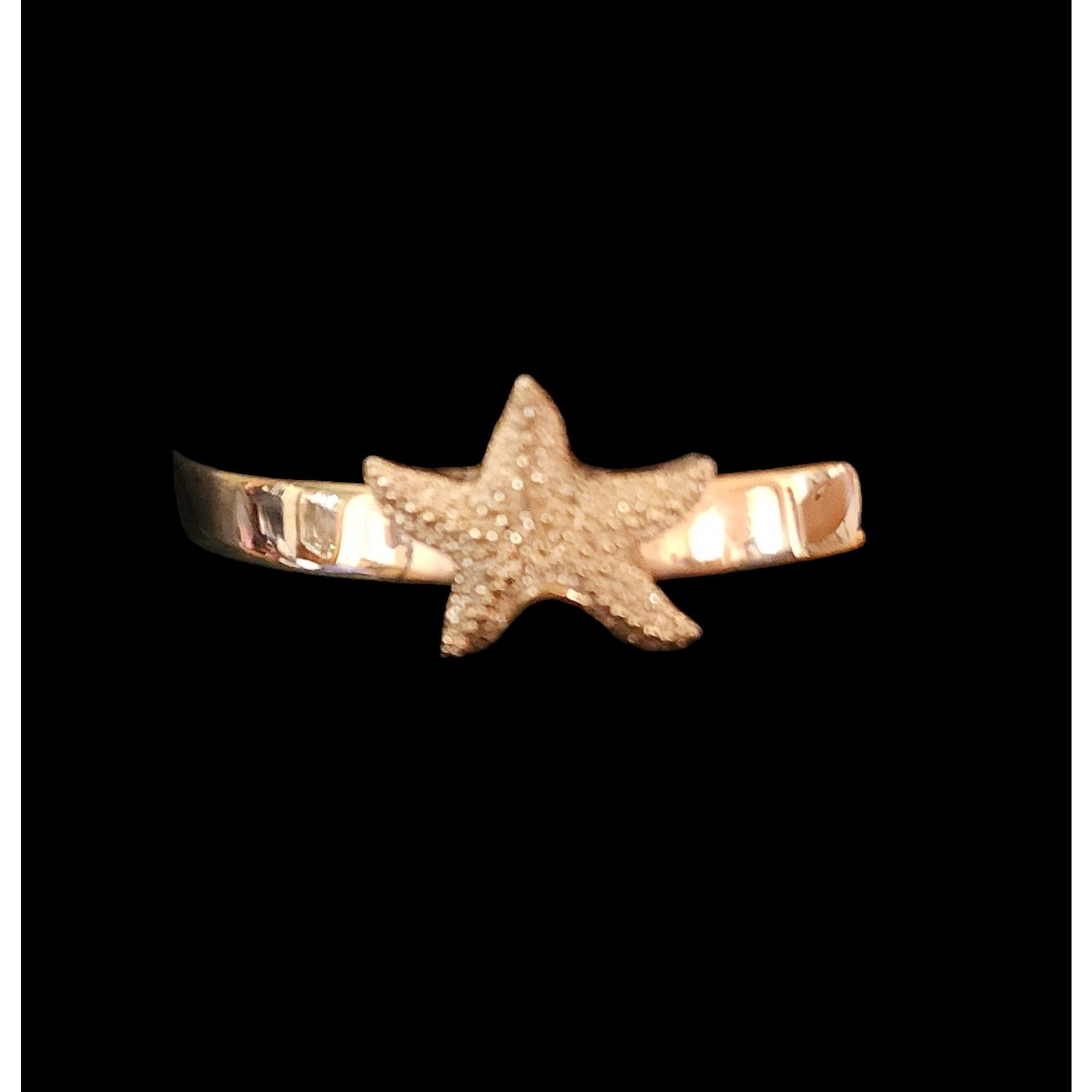 Sarah Flint Vintage Sarah Coventry Sea Starfish Gold Tone Cuff Bracelet Size ONE SIZE - 1 Thumbnail