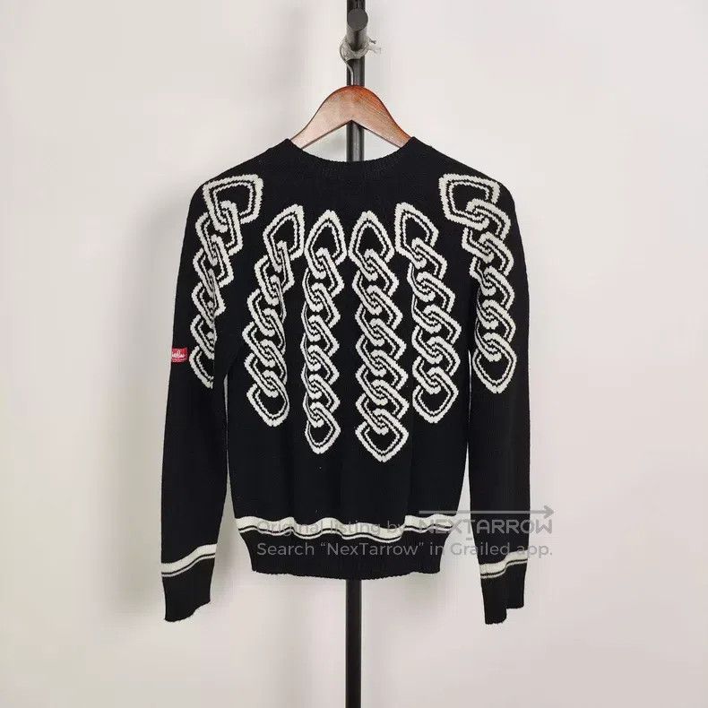 Other Loro Piana Black Knit Sweater with Ethnic Pattern Size XS / US 0-2 / IT 36-38 - 2 Thumbnail