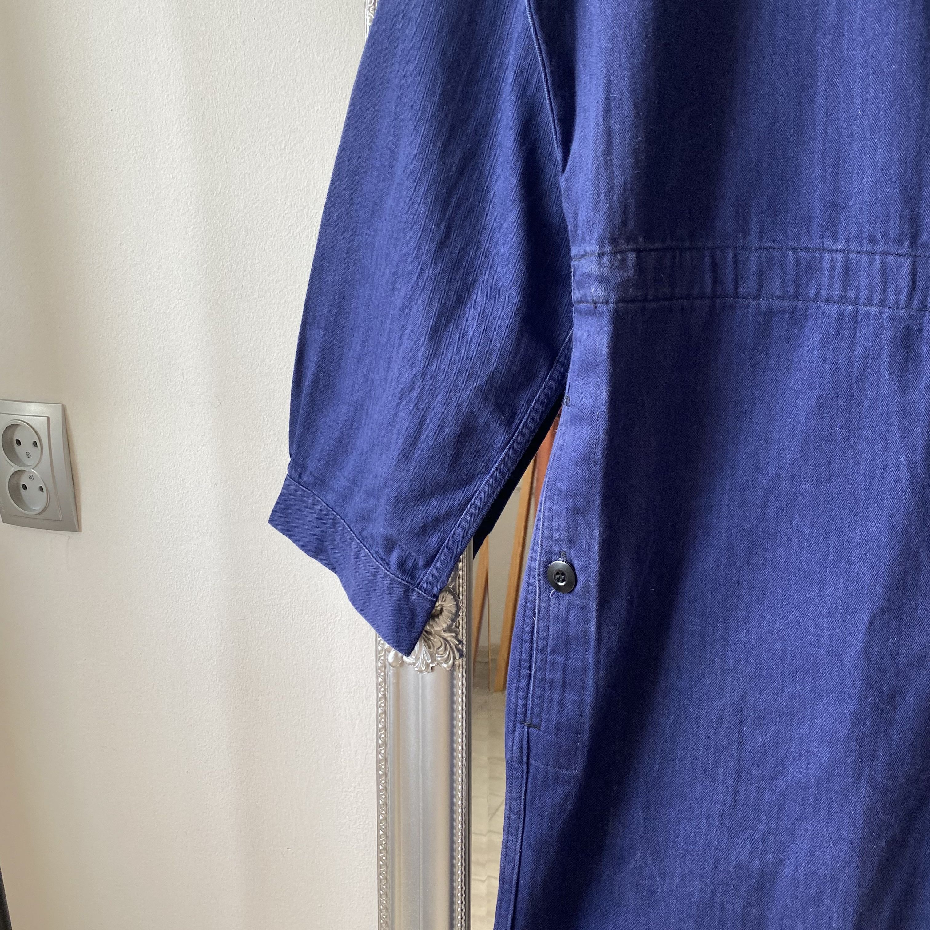 Le Laboureur ⚙️ Vintage Sanfor French Coverall Worker jumpsuit Vetra Size US 32 / EU 48 - 4 Thumbnail