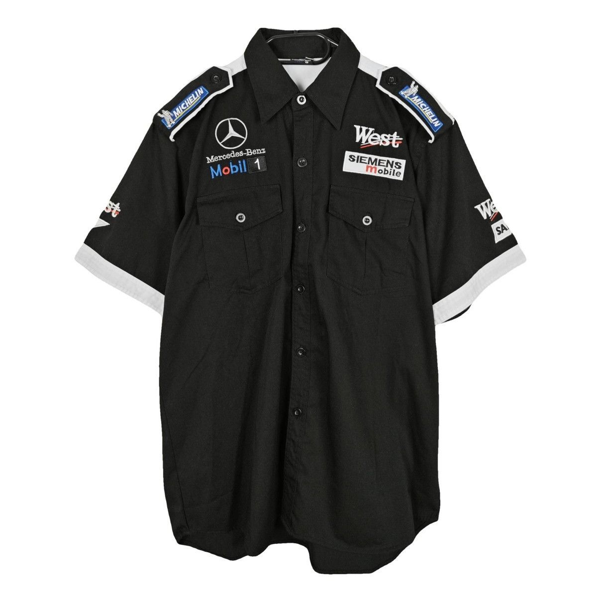 black cotton non signe unsigned shirt