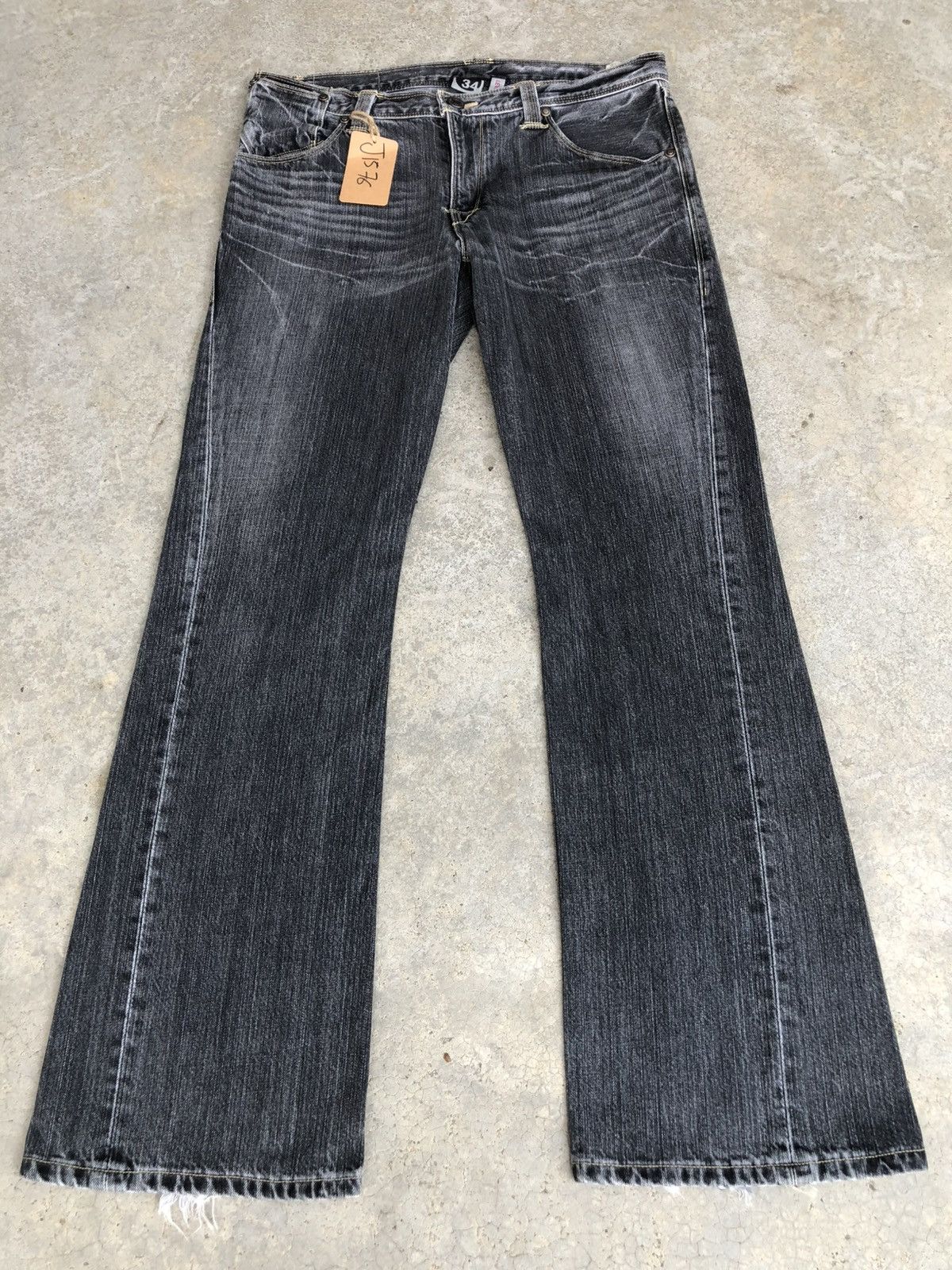 If Six Was Nine Y2k Levi’s Engineered Flared Jeans Distressed Bootcut Size US 34 / EU 50 - 1 Thumbnail
