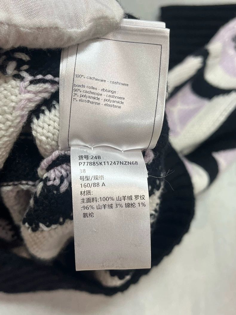 Chanel Chanel 24b cashmere plaid cashmere sweater Size XS / US 0-2 / IT 36-38 - 6 Thumbnail