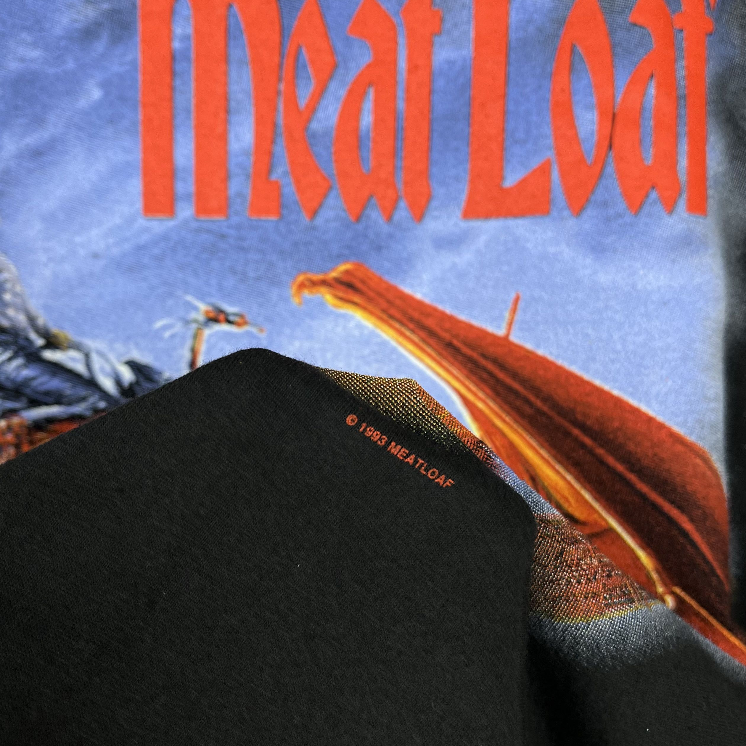 Band Tees Vintage Meat Loaf Rare Rock Band T Shirt 1993 Size US L / EU 52-54 / 3 - 14 Thumbnail