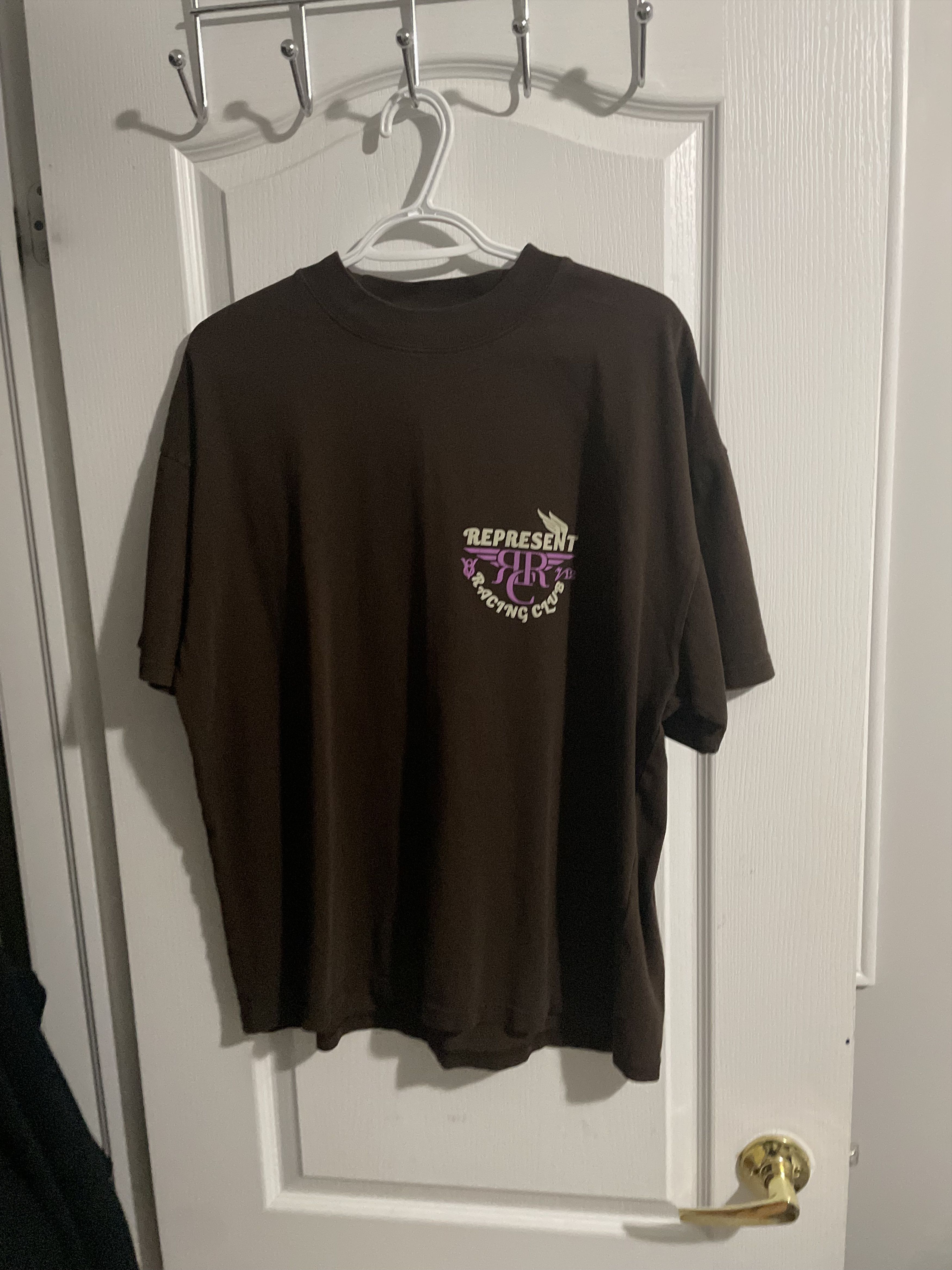 Represent Clo. Represent Racing Club T-Shirt Vintage Brown Size US L / EU 52-54 / 3 - 1 Thumbnail