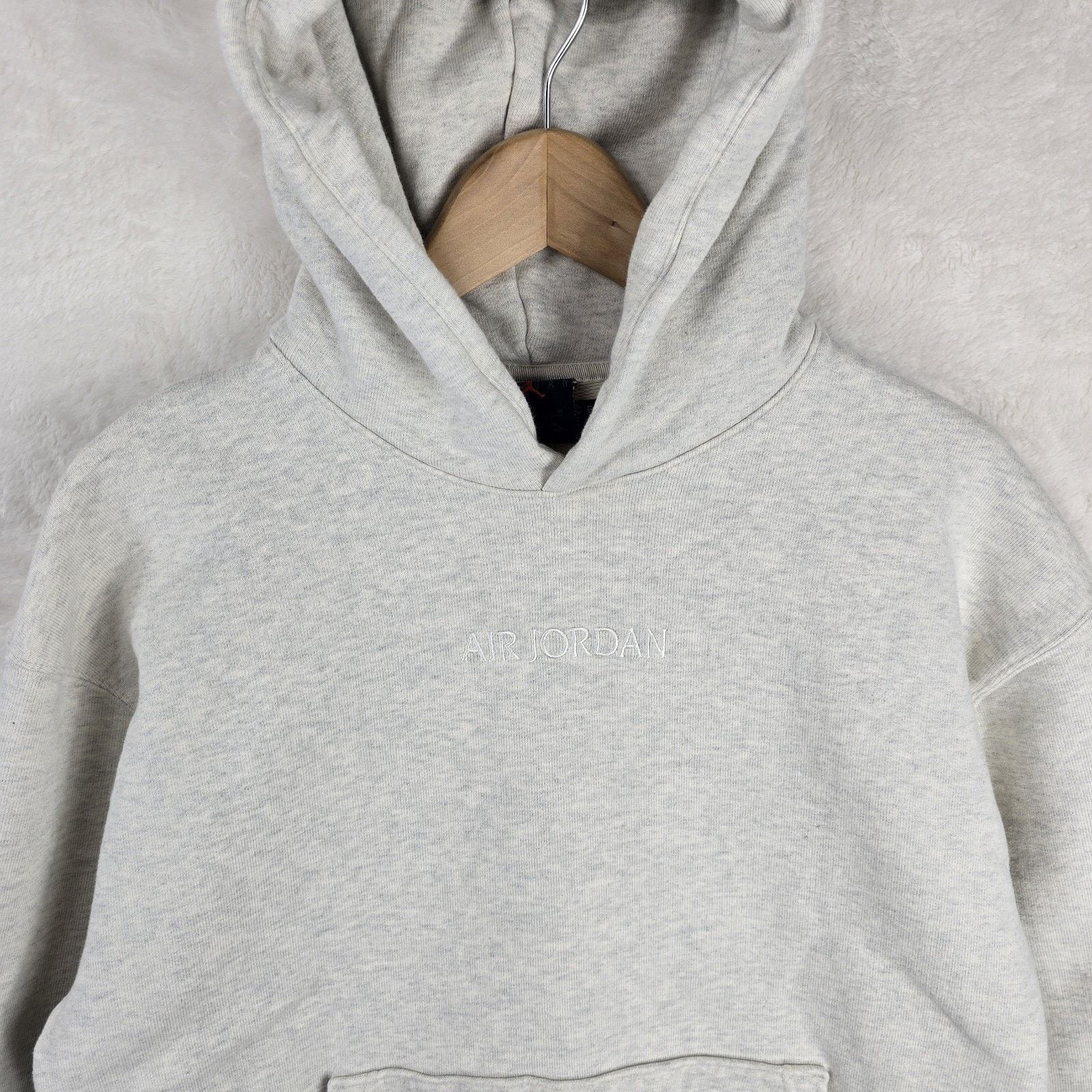 Jordan Brand Vtg Jordan Hoodie M Beige Pullover Excellence Attitude Soul Size US M / EU 48-50 / 2 - 3 Thumbnail
