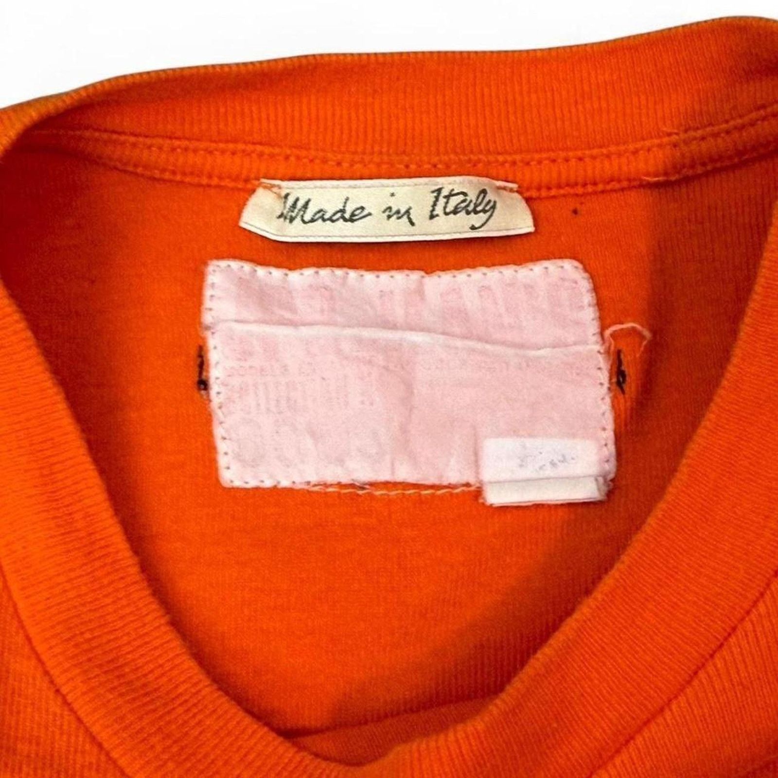 Jean Paul Gaultier Jean Paul Gaultier Pocket T shirt Orange Super Rare 90s Size S / US 4 / IT 40 - 5 Thumbnail