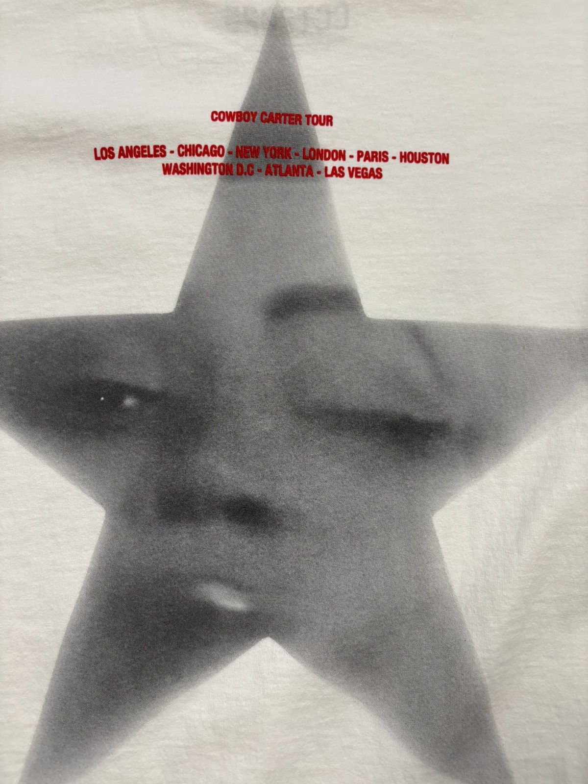 Beyonce Beyoncé Cowboy Carter Tour Ghost Star CCT 2025 T Shirt Tee Size US M / EU 48-50 / 2 - 5 Thumbnail