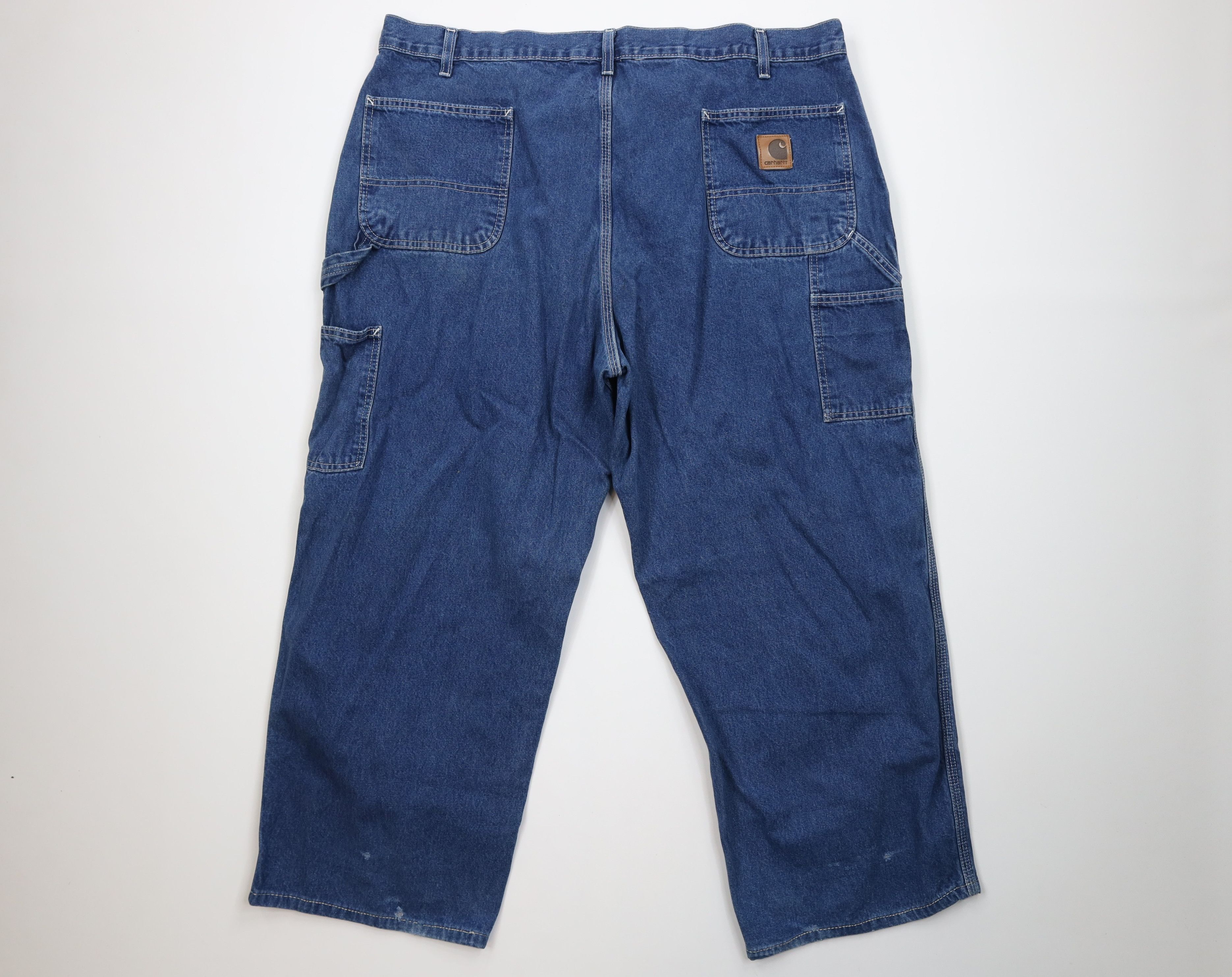 Carhartt Vintage Y2K Carhartt Spell Out Wide Leg Dungaree Jeans Size US 44 / EU 60 - 11 Thumbnail