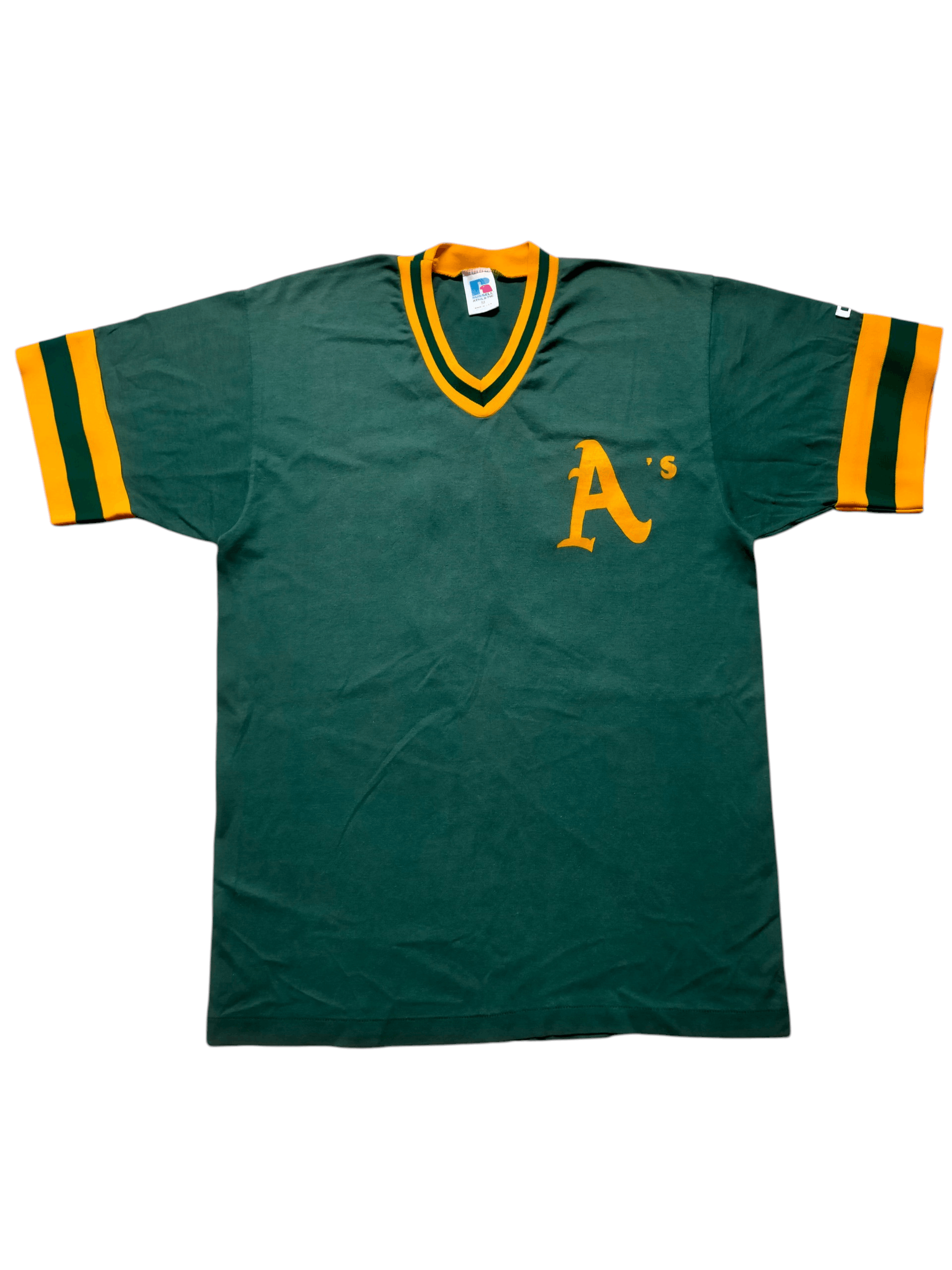 Vintage Vintage 90s Russel Athletic Single stich tee Size US M / EU 48-50 / 2 - 1 Thumbnail