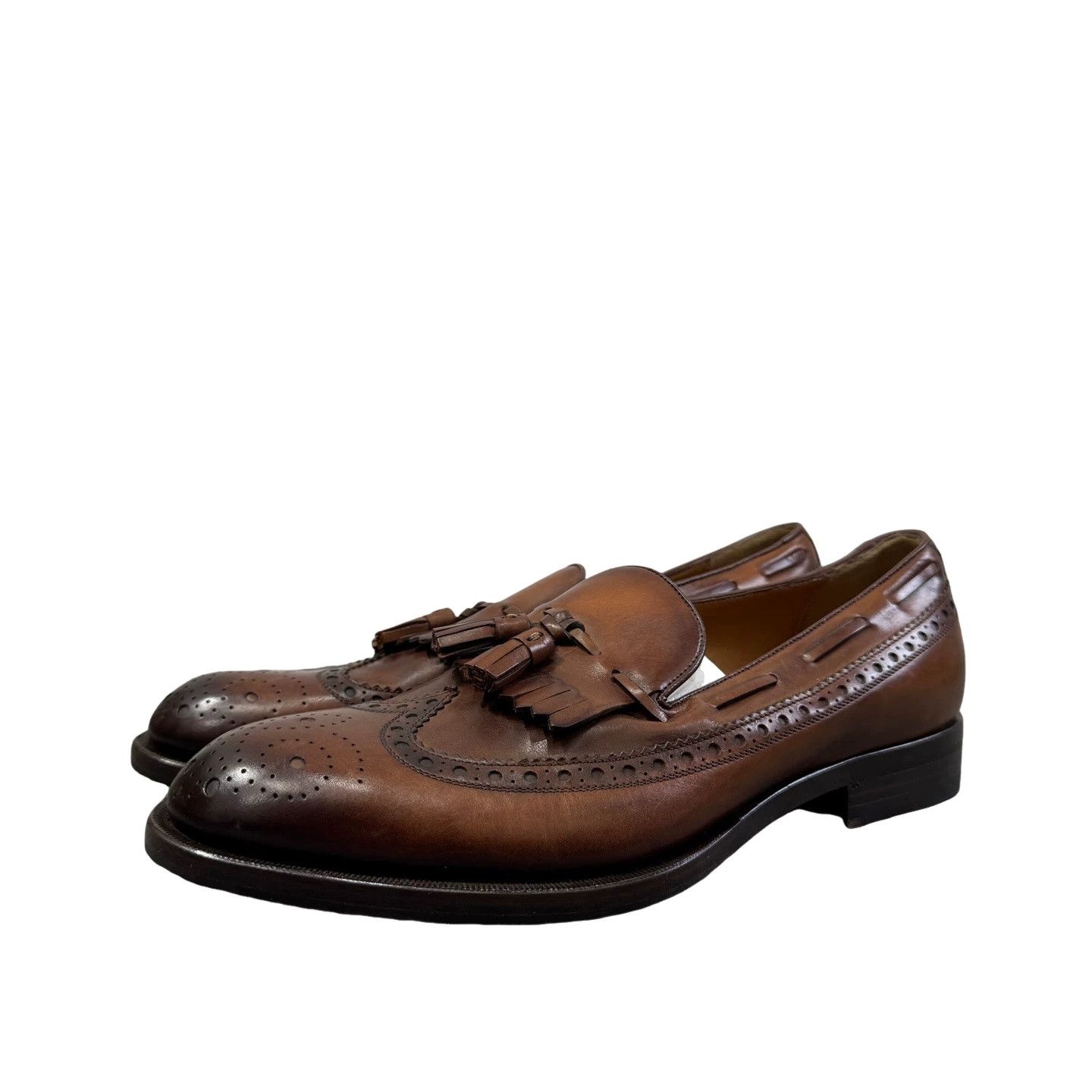 Gucci Gucci Brown Tassel Brogue Loafers US 8 Size US 8 / EU 41 - 1 Thumbnail