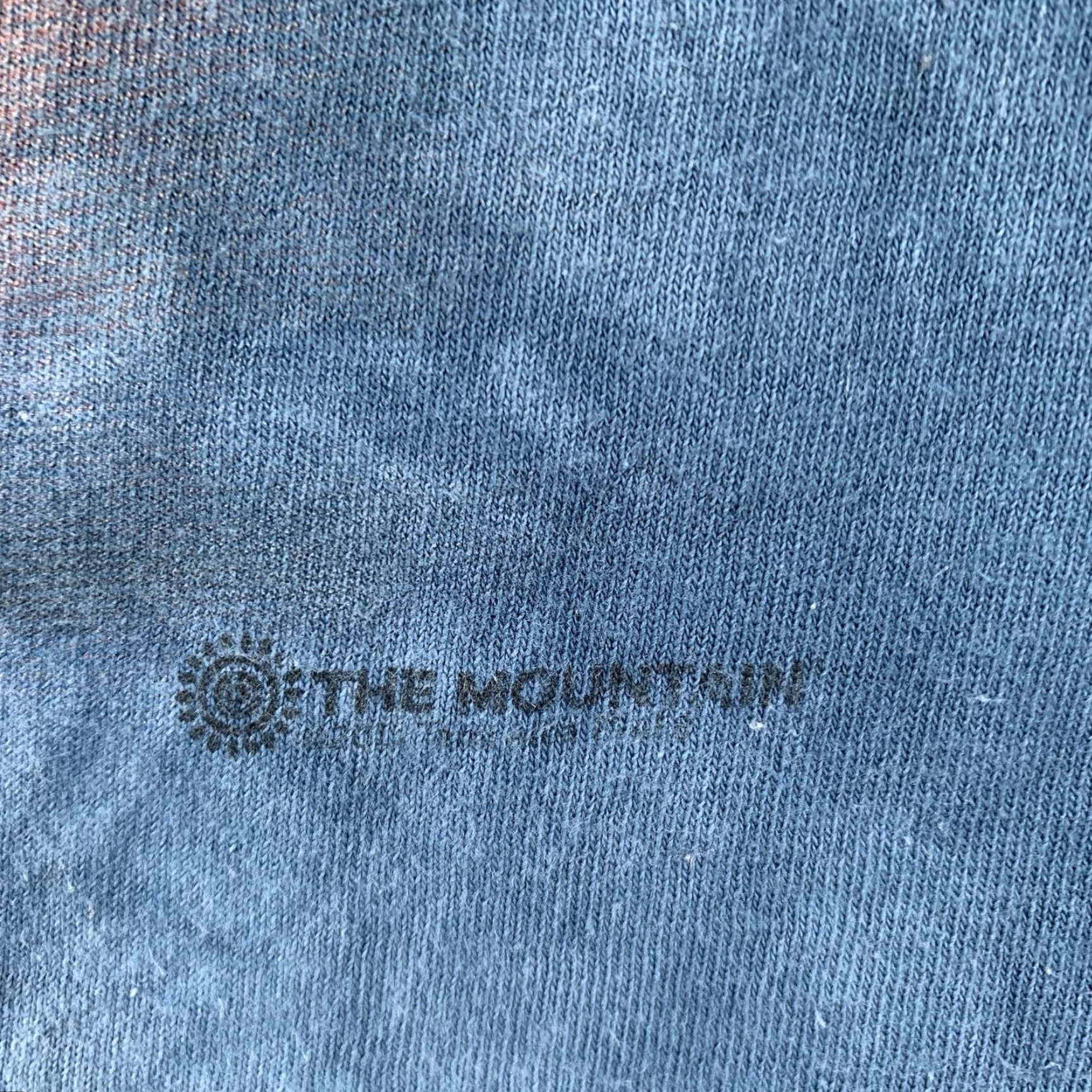 The Mountain VINTAGE The Mountain Men's Cotton T-Shirt Oversized Medium Patriotic American Flag Eagle Horse Stars Stripes Blue All Seasons Size US M / EU 48-50 / 2 - 7 Thumbnail