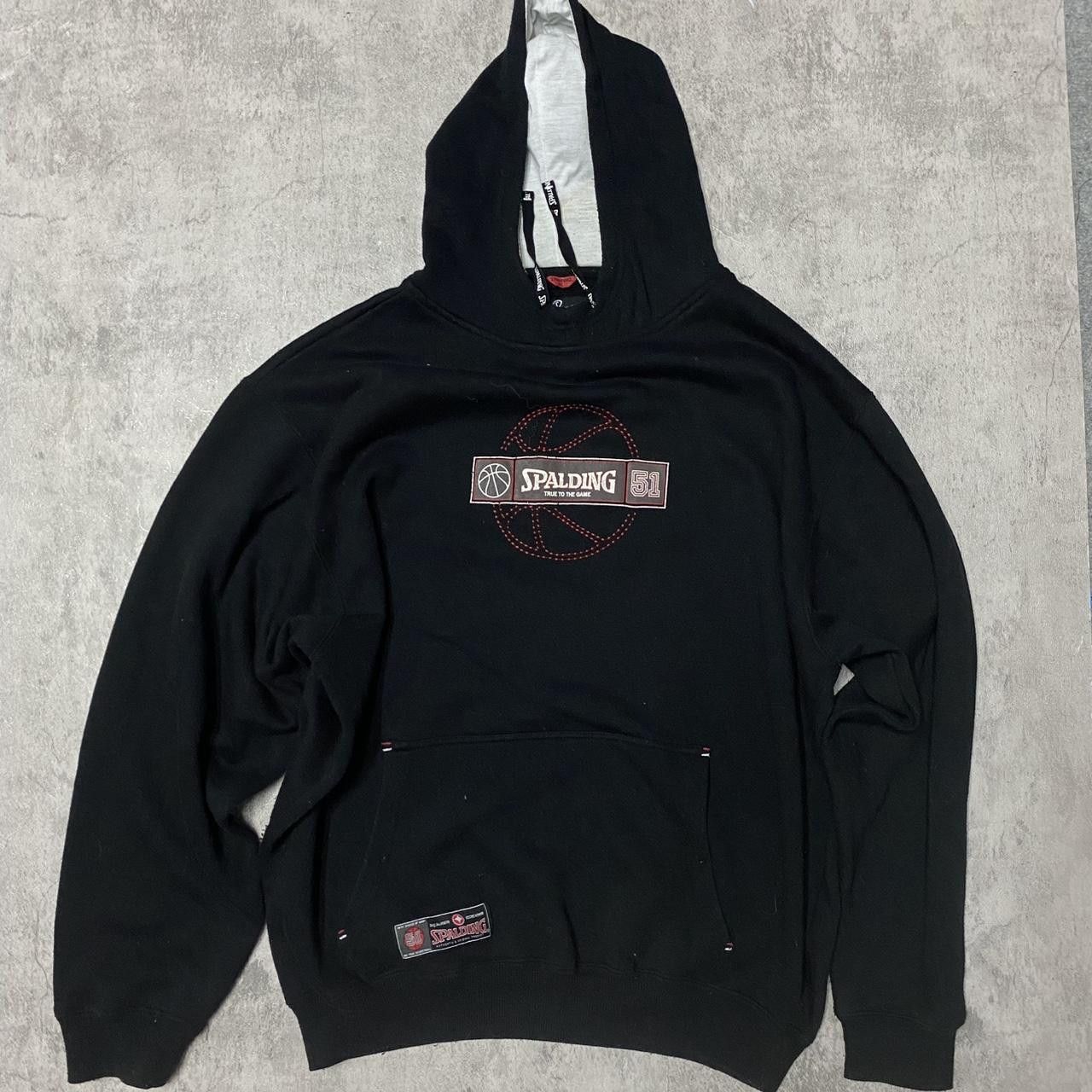 Spalding Black Spalding hoodie with red accents #basketball Size US XL / EU 56 / 4 - 1 Thumbnail