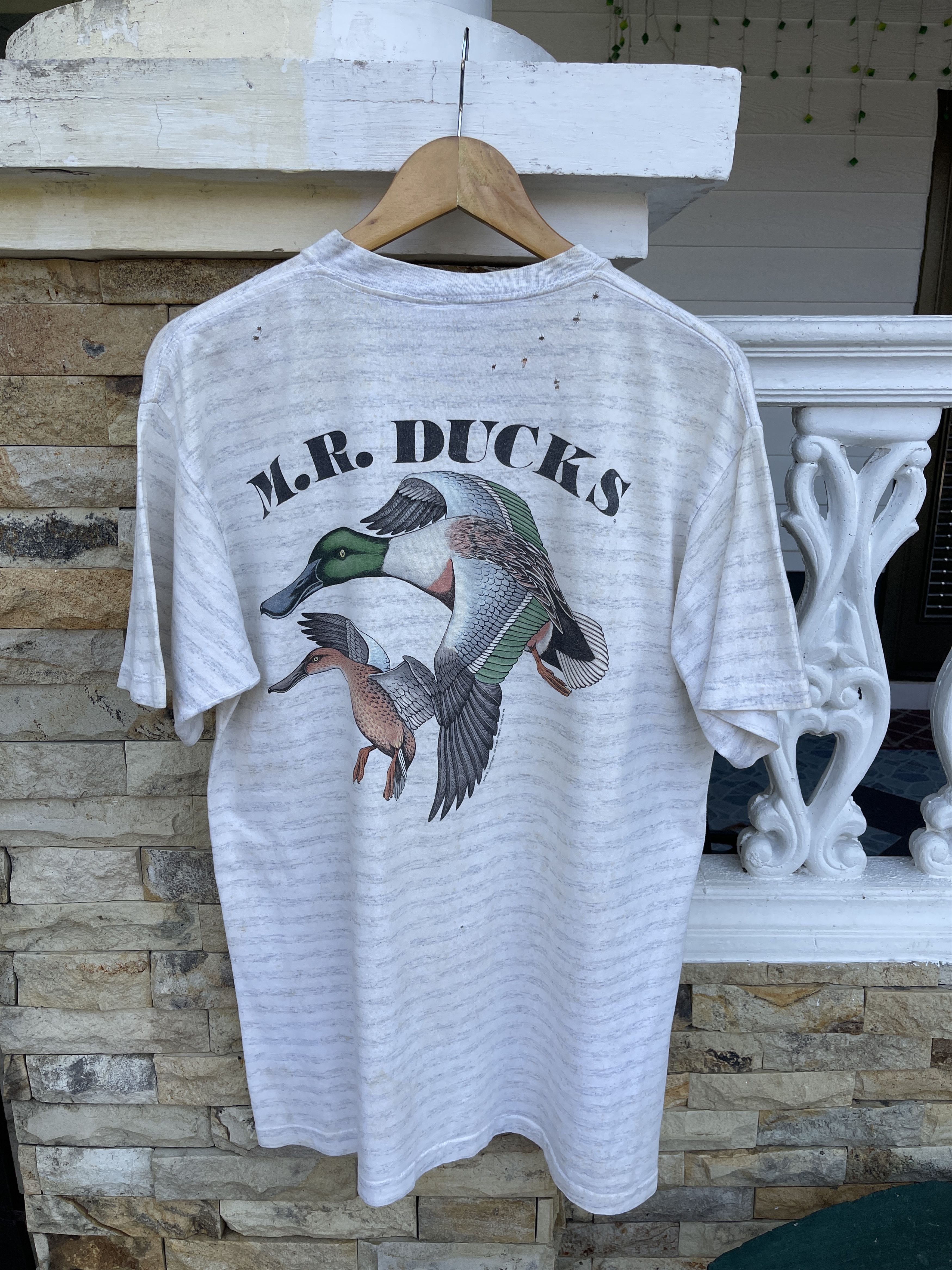 LastDrop🔥Rare🔥Vintage 90s Mr Duck Thrashed Single Stitch Tee