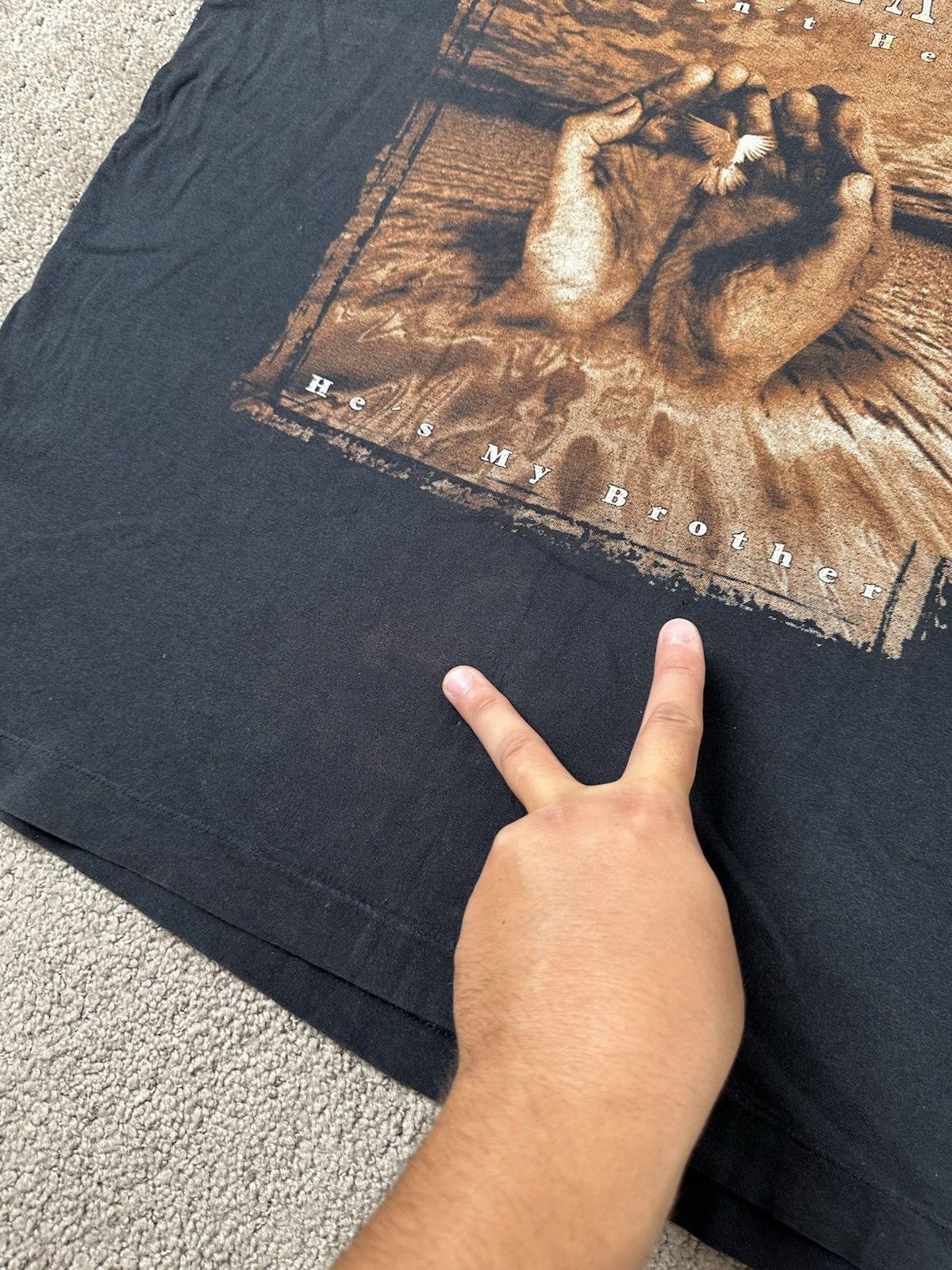 Vintage Vintage 90s Gotthard (He Aint Heavy hes my Brother) Sz XL Size US XL / EU 56 / 4 - 9 Thumbnail