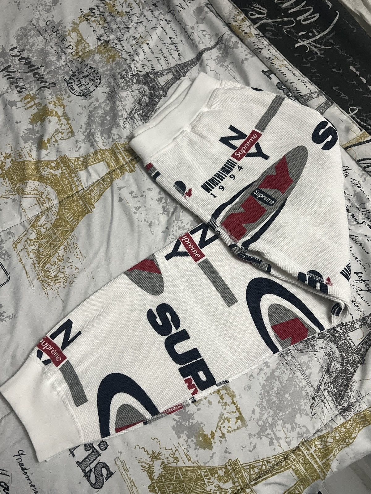 Supreme Supreme Sup NY Waffle Thermal Pant (FW18) Size US 28 / EU 44 - 7 Thumbnail