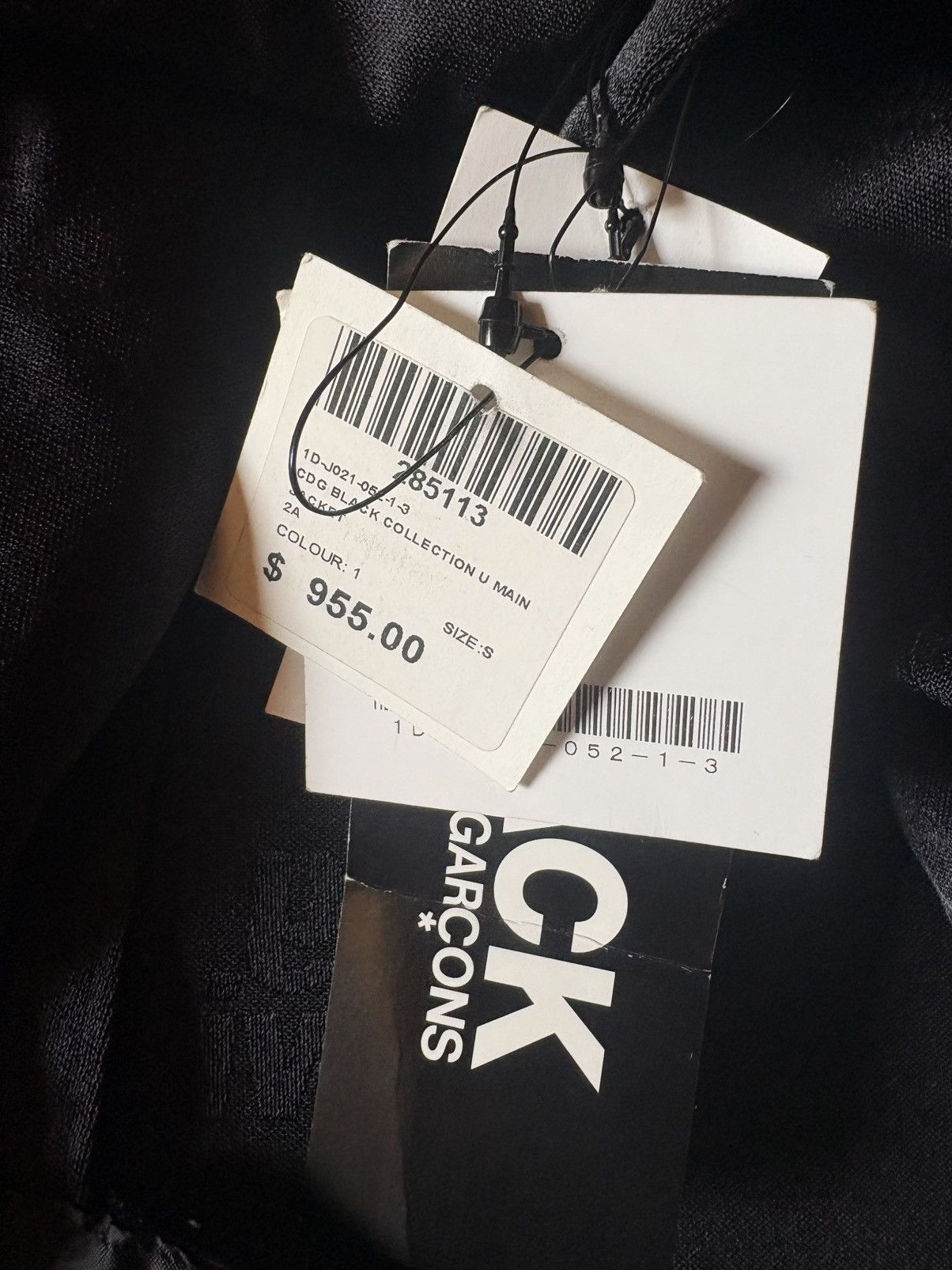 Comme des Garcons Black Comme des Garçons Blazer - Black “Strong Will” - S - New Size 38S - 7 Thumbnail